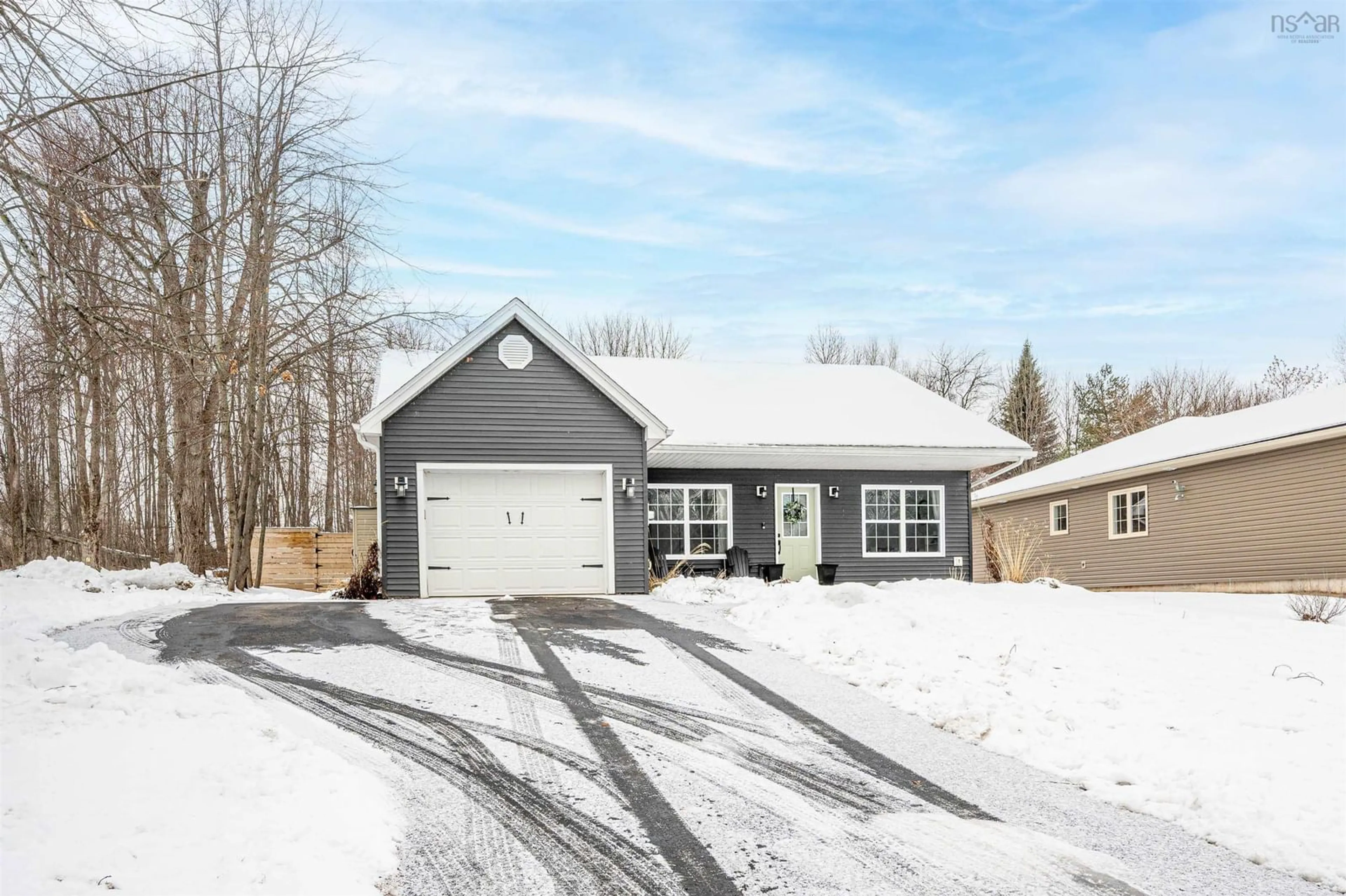 Home with vinyl exterior material, street for 82 Town Rd, Falmouth Nova Scotia B0P 1P0