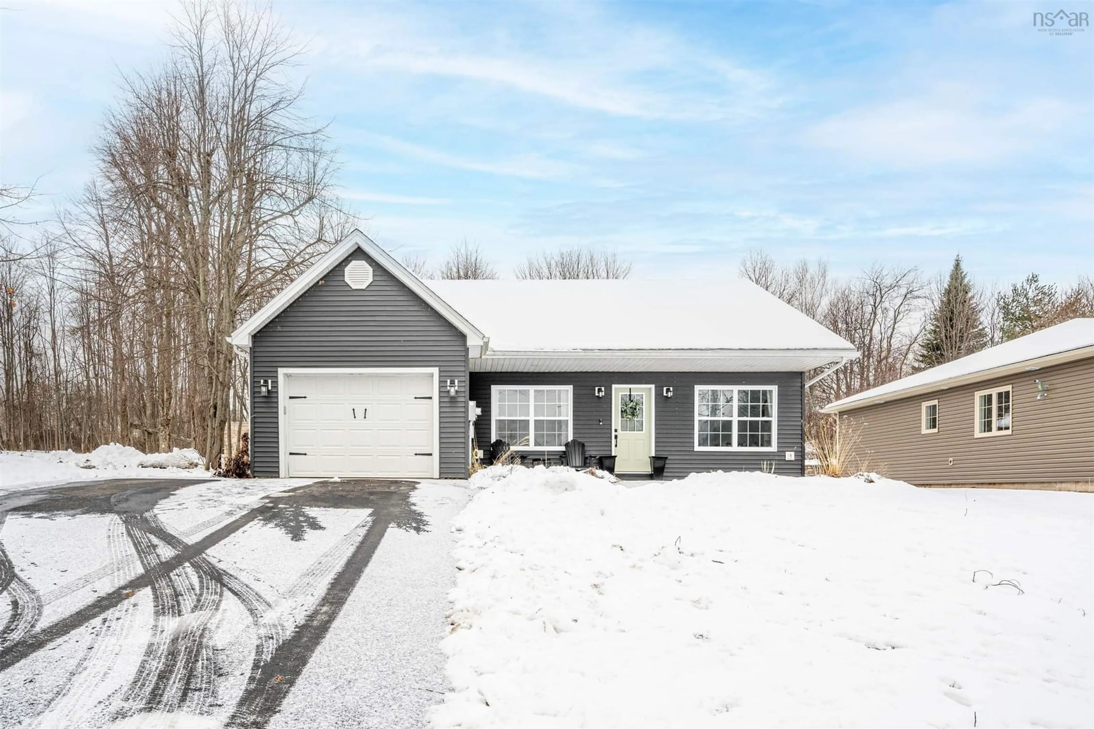 Home with vinyl exterior material, street for 82 Town Rd, Falmouth Nova Scotia B0P 1P0