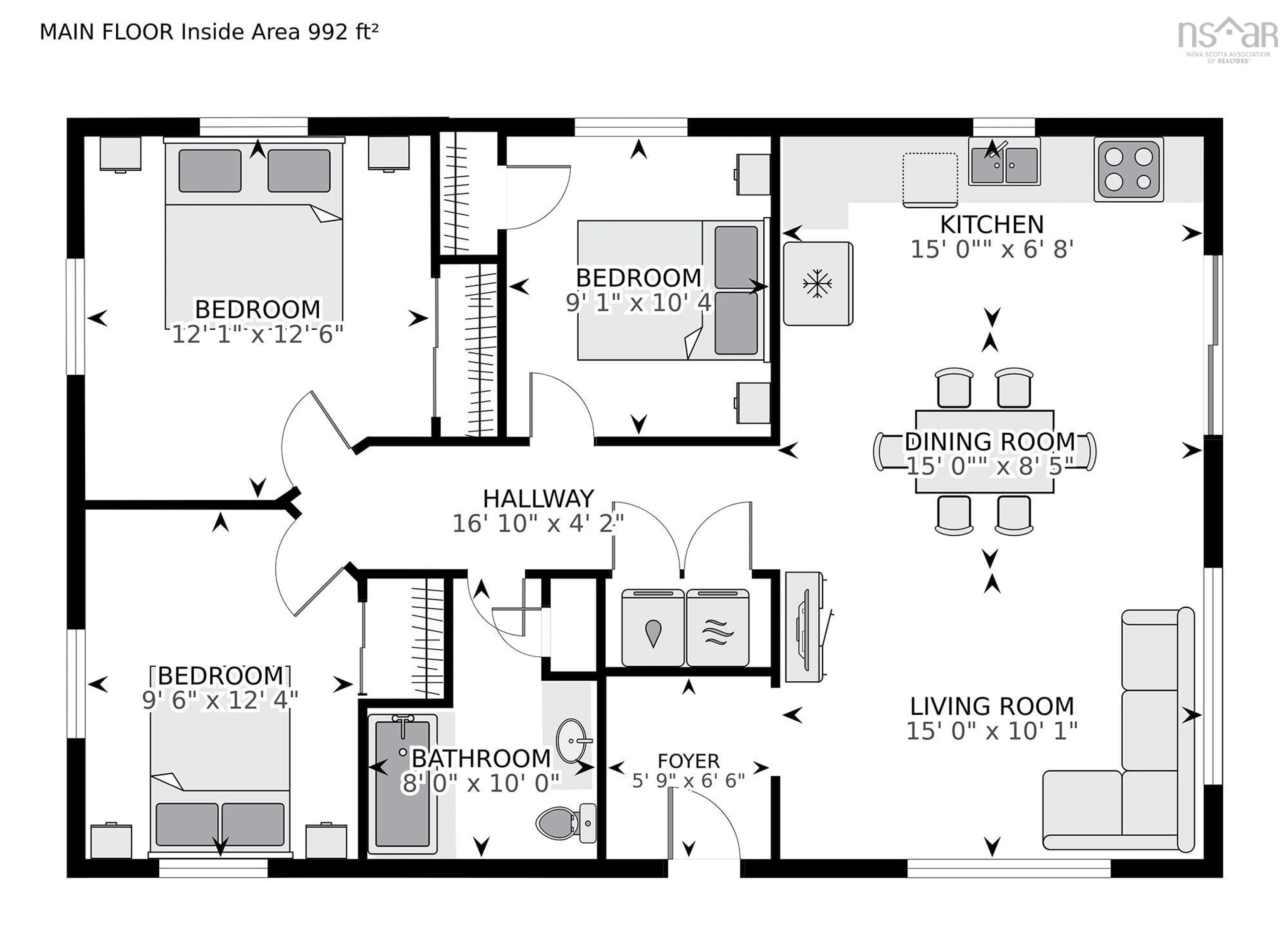 Floor plan for 87 Summit Ridge Rd, Vaughan Nova Scotia B0N 2T0