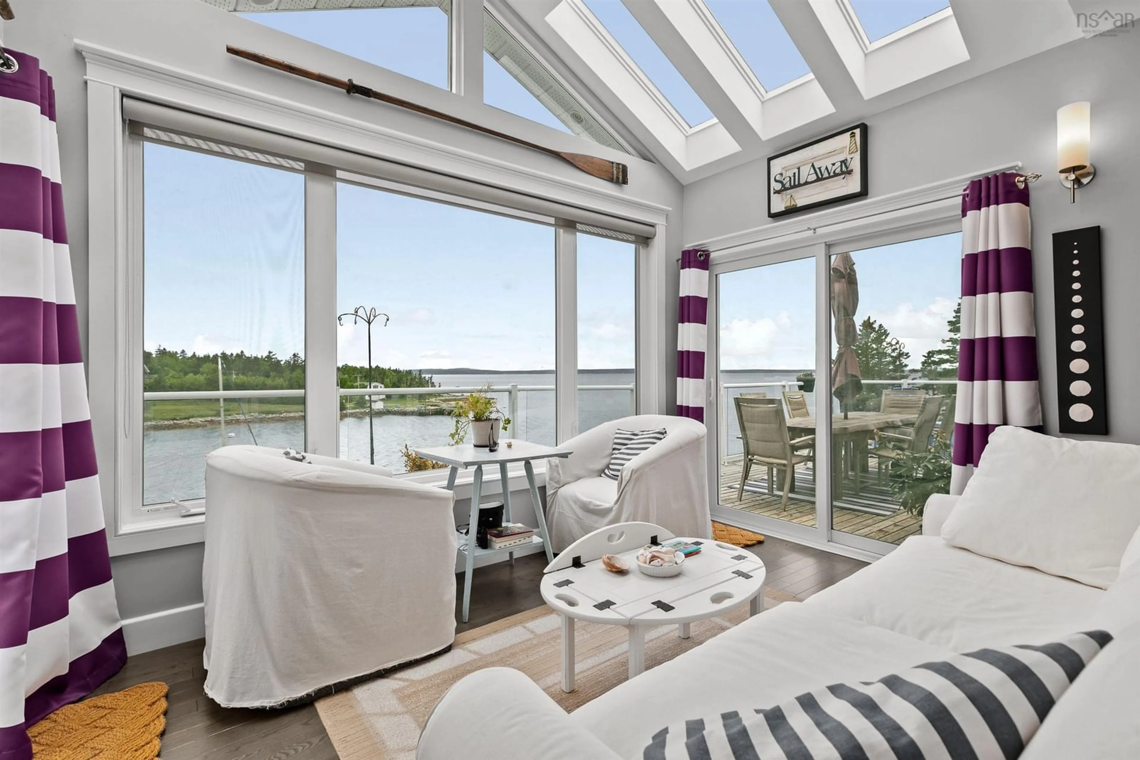 Living room with furniture, unknown for 54 Bayview Dr, Hackett's Cove Nova Scotia B3Z 3J9