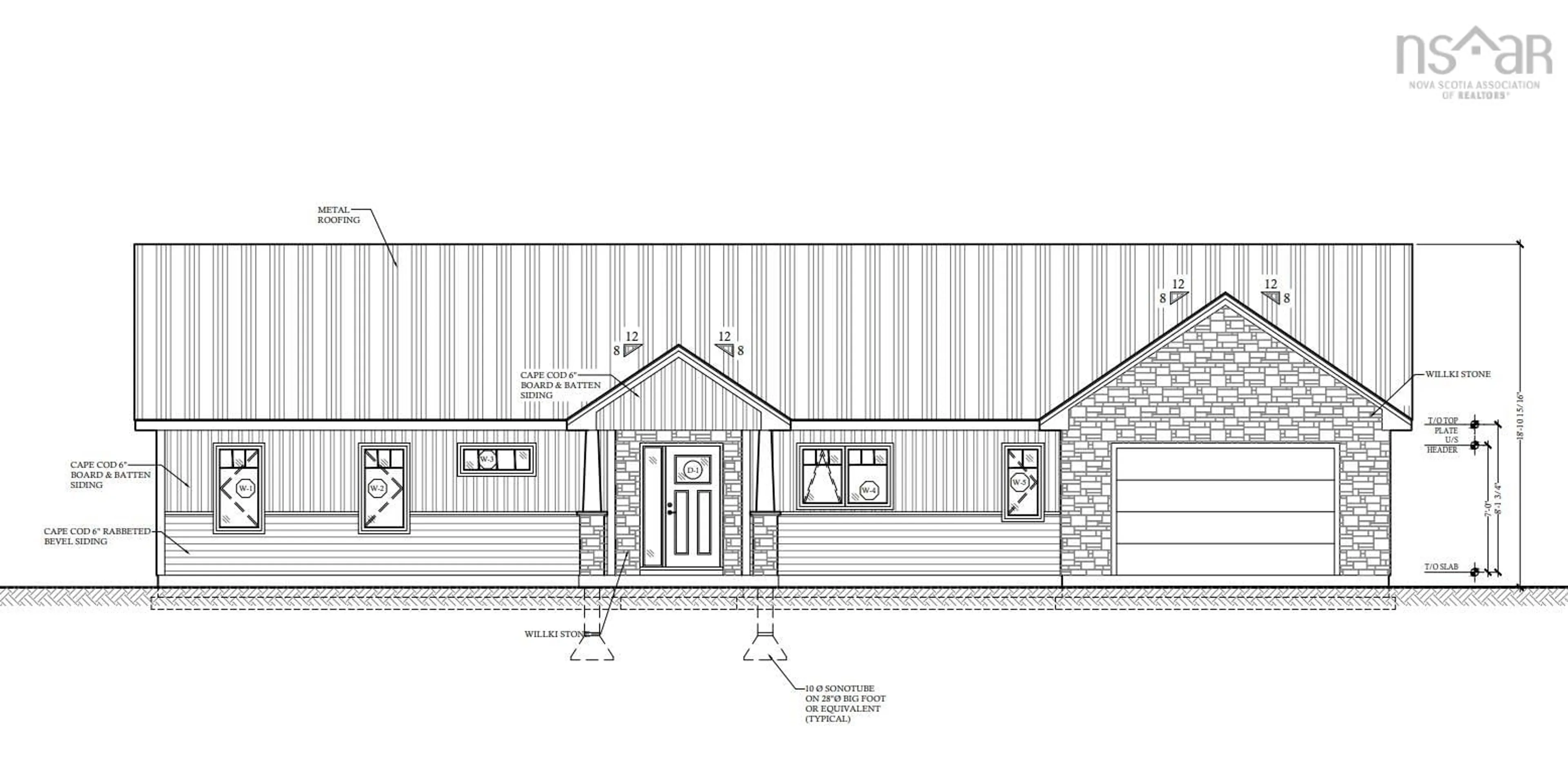 Floor plan for Hawthorne Rd #Lot 217, Mahone Bay Nova Scotia B0J 2E0