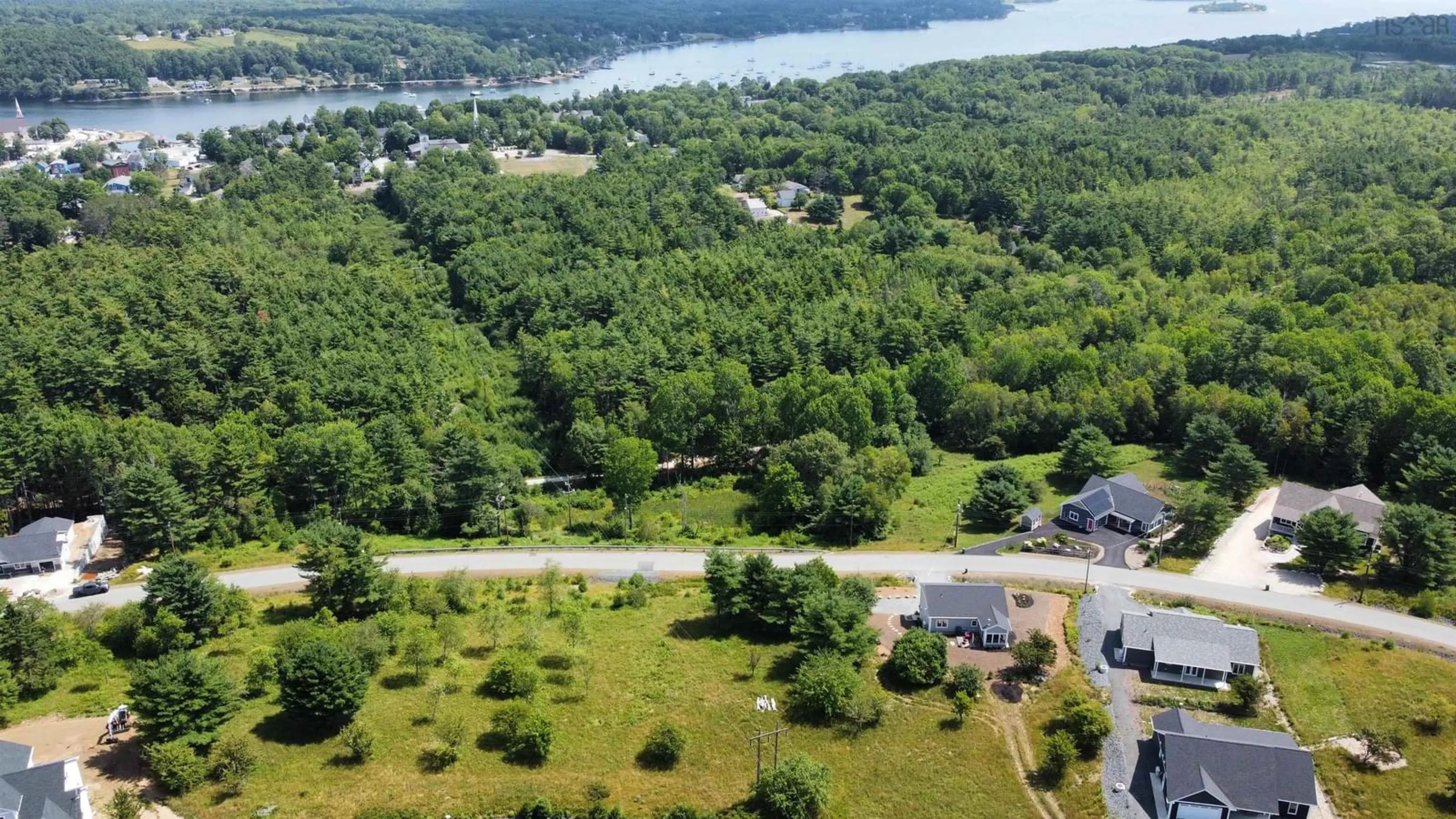 A pic from outside/outdoor area/front of a property/back of a property/a pic from drone, water/lake/river/ocean view for Hawthorne Rd #Lot 217, Mahone Bay Nova Scotia B0J 2E0