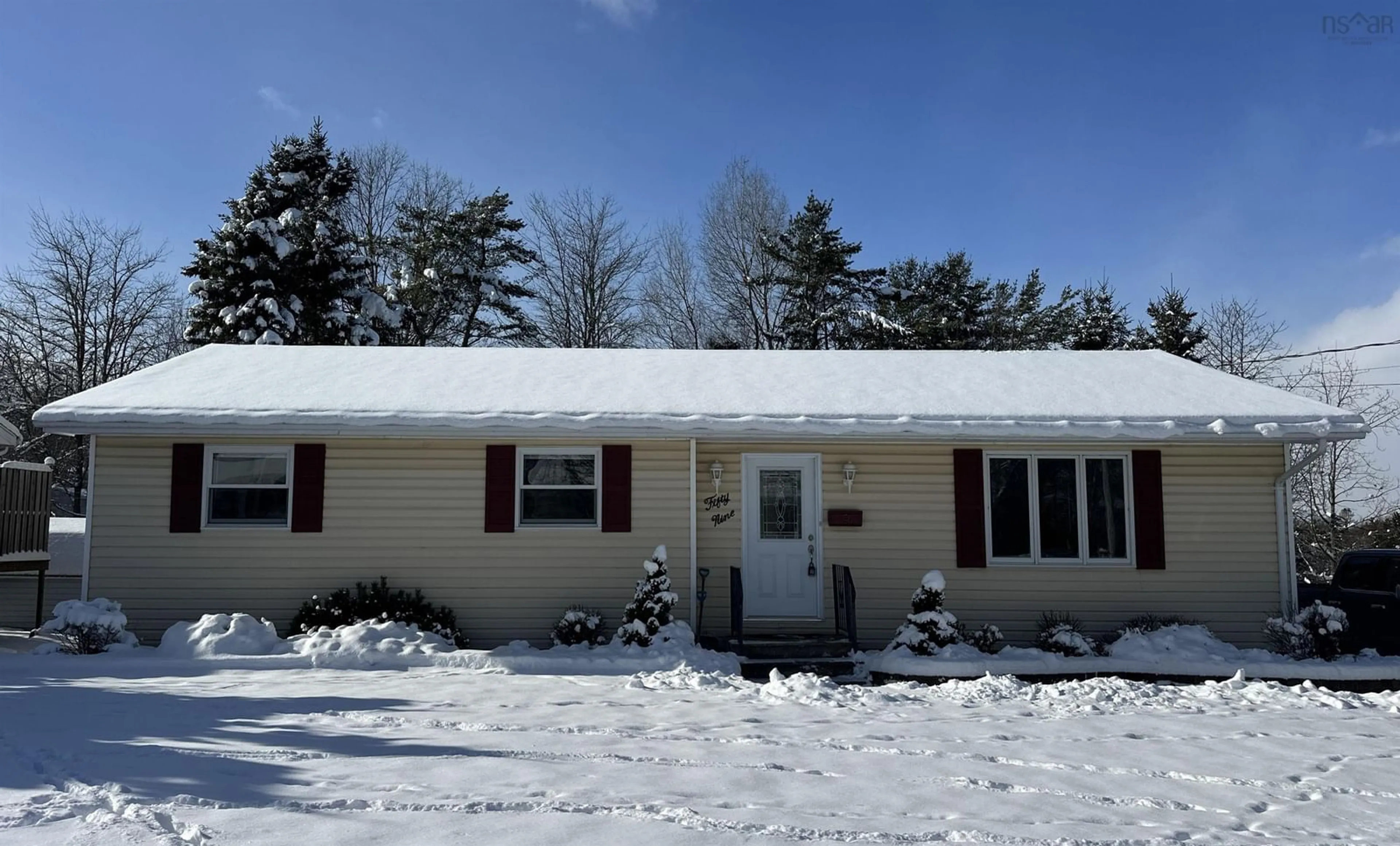 Home with vinyl exterior material, unknown for 59 Spruce Dr, Salmon River Nova Scotia B2N 2T5