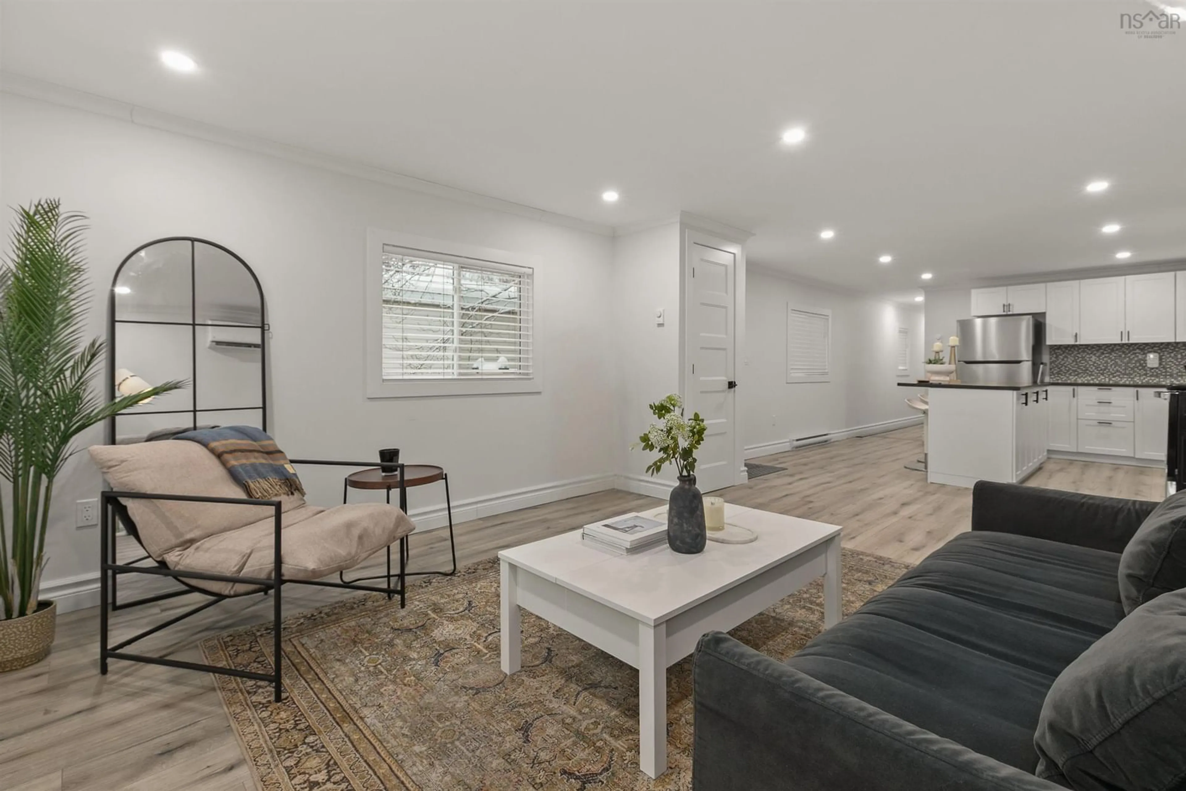 Living room with furniture, unknown for 18 Commodore Ave, Middle Sackville Nova Scotia B4E 3B2