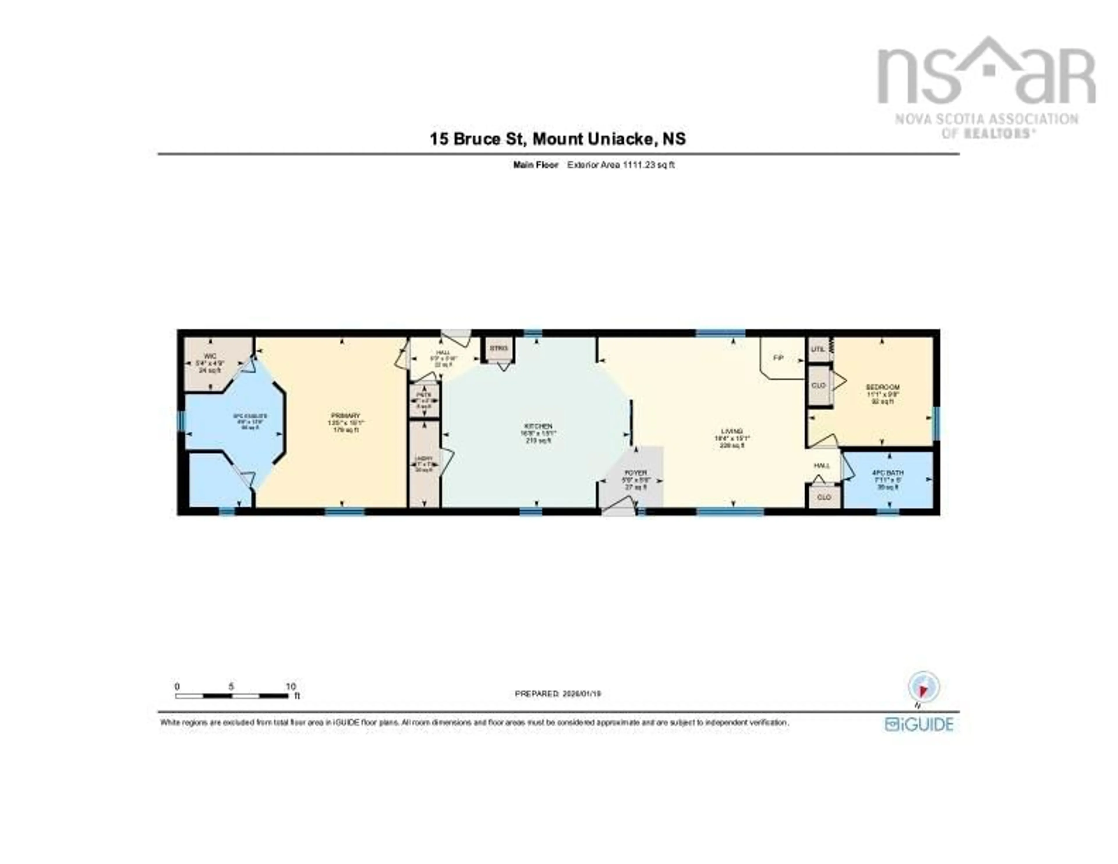 Floor plan for 15 Bruce St, Mount Uniacke Nova Scotia B0N 1Z0