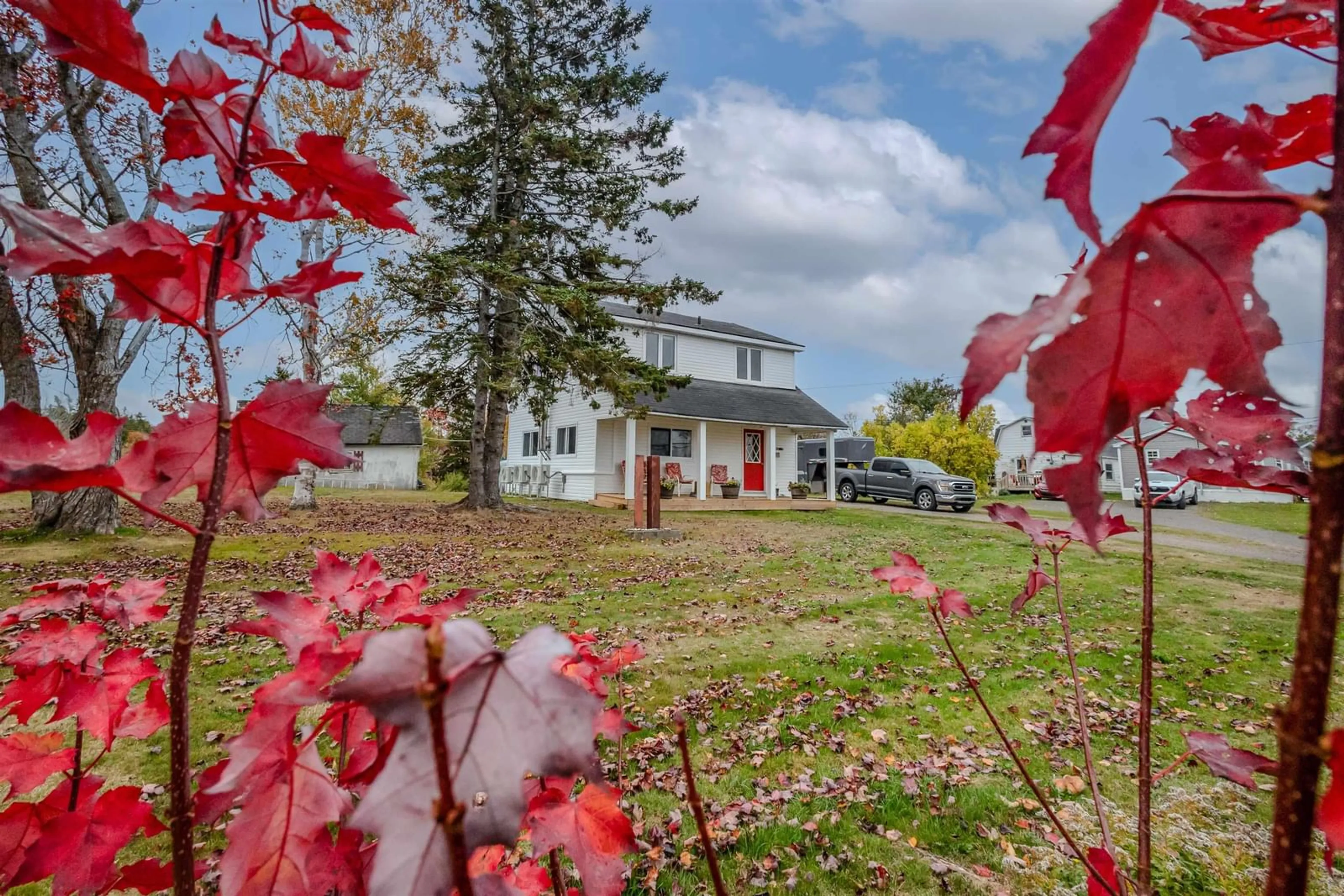 A pic from outside/outdoor area/front of a property/back of a property/a pic from drone, unknown for 328 Brickyard Rd, Cape Breton Nova Scotia B1K 2R7