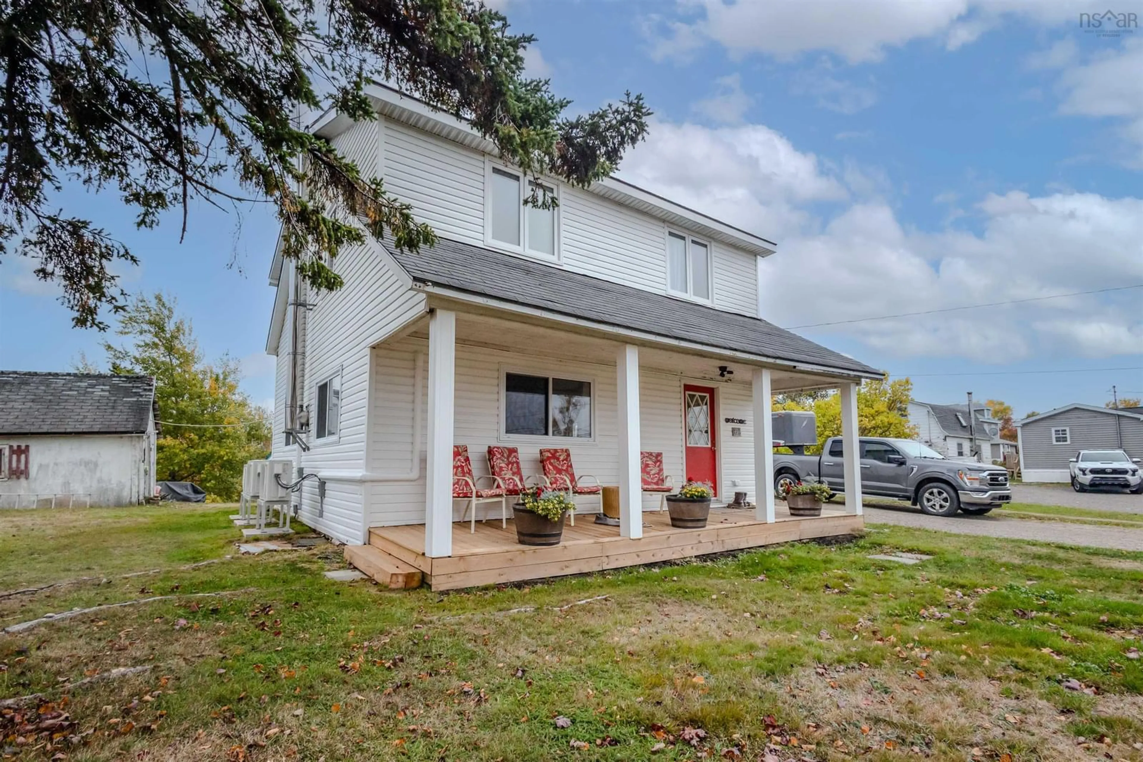 Home with vinyl exterior material, street for 328 Brickyard Rd, Cape Breton Nova Scotia B1K 2R7