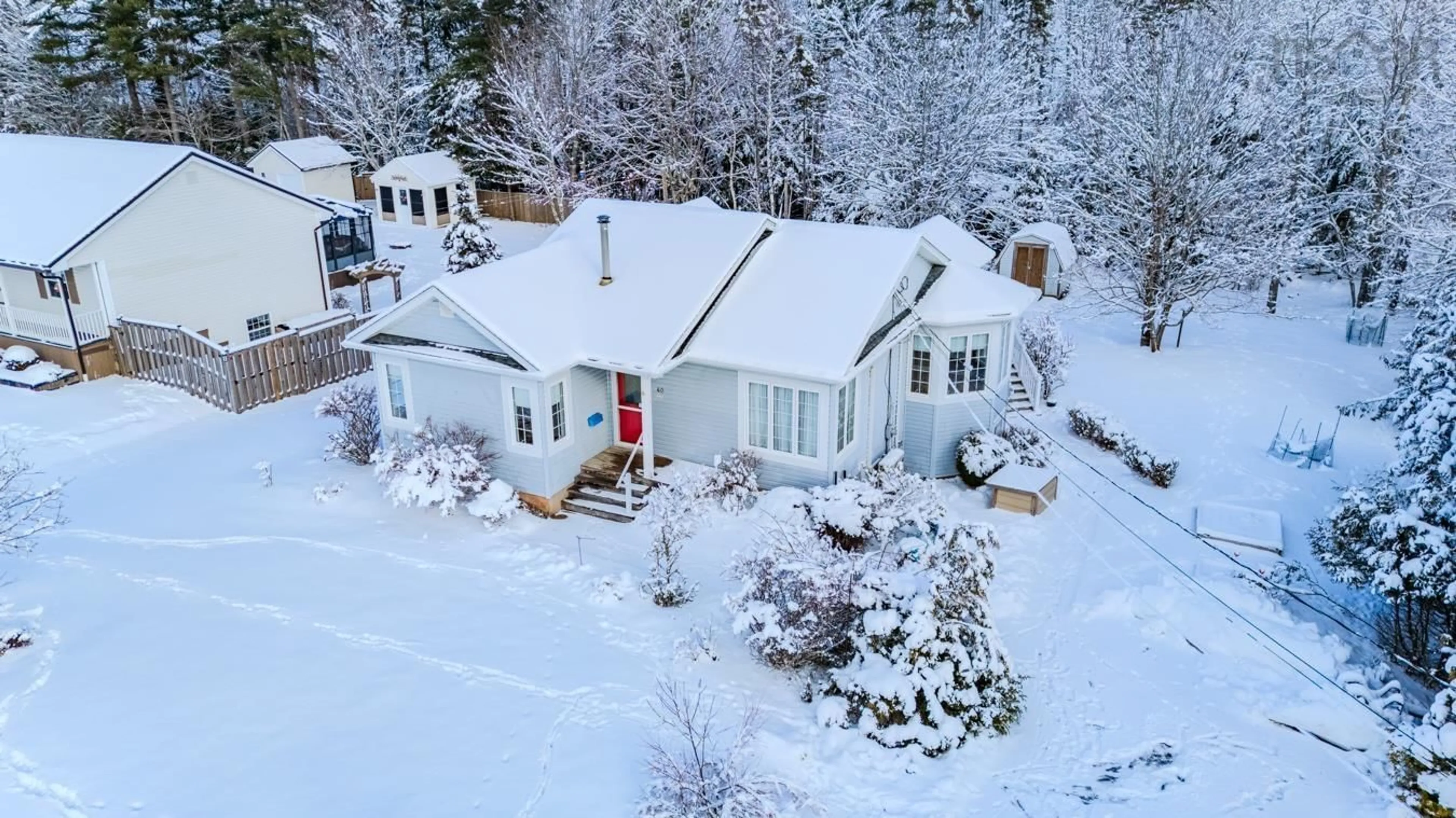 A pic from outside/outdoor area/front of a property/back of a property/a pic from drone, unknown for 40 Silverwood Dr., Valley Nova Scotia B2N 6Y6