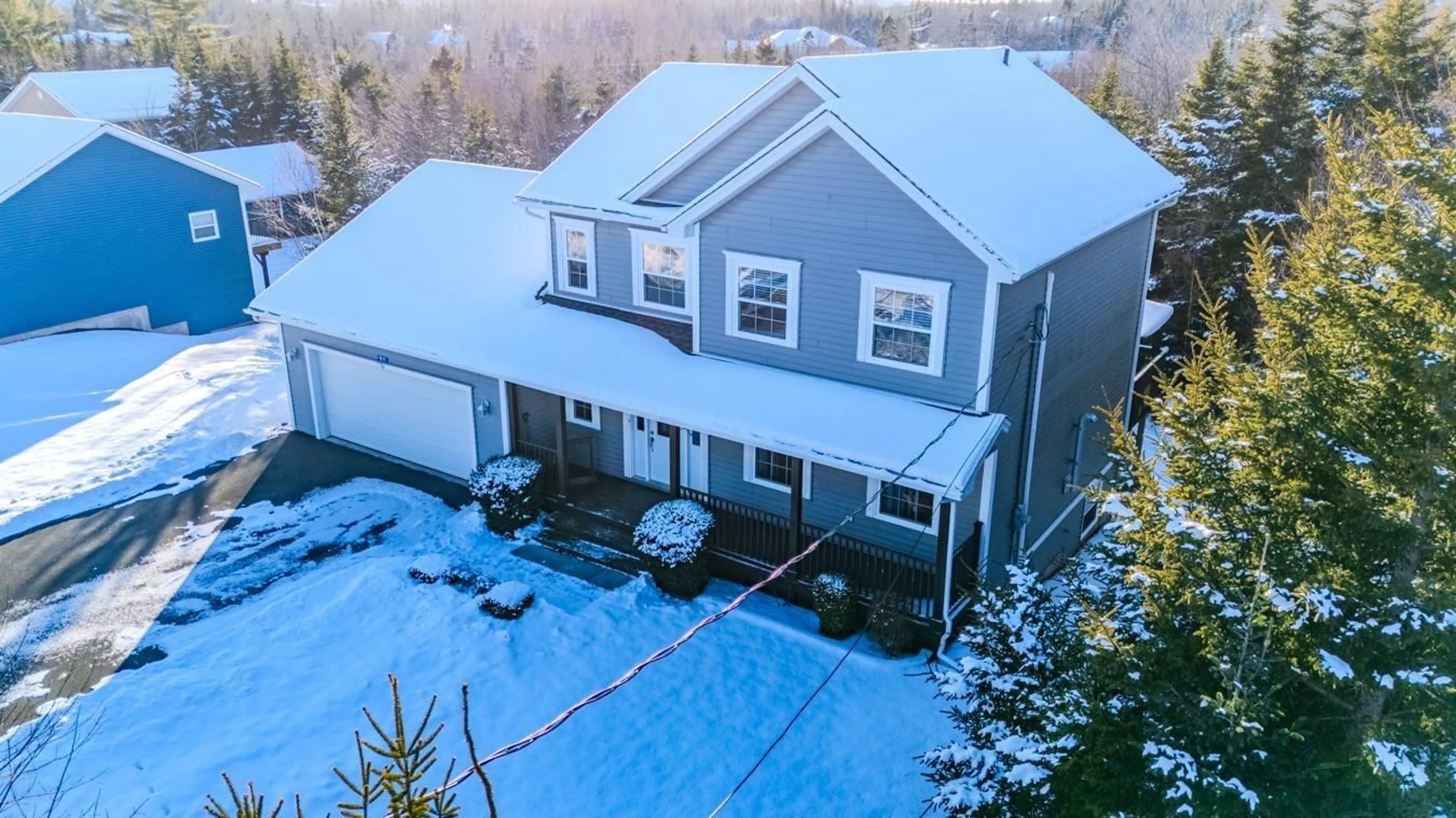 A pic from outside/outdoor area/front of a property/back of a property/a pic from drone, unknown for 80 Burris Dr, Valley Nova Scotia B6L 3B6