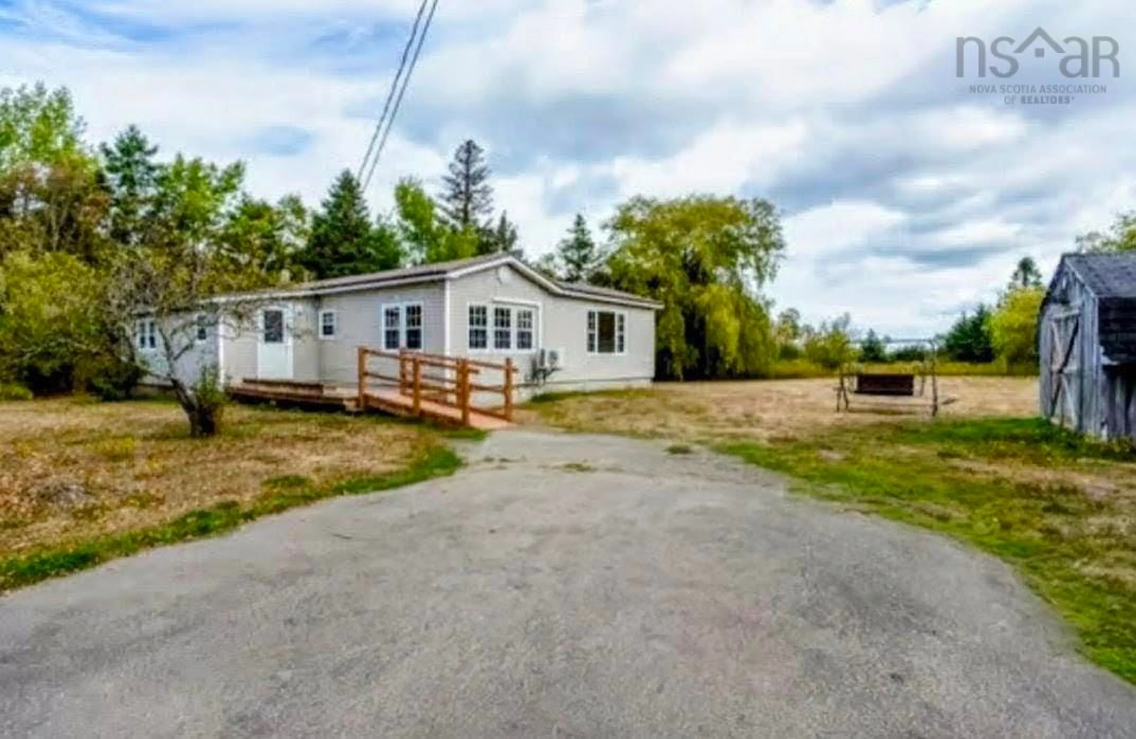 A pic from outside/outdoor area/front of a property/back of a property/a pic from drone, street for 2140 Morden Rd, Morden Nova Scotia B0P 1C0
