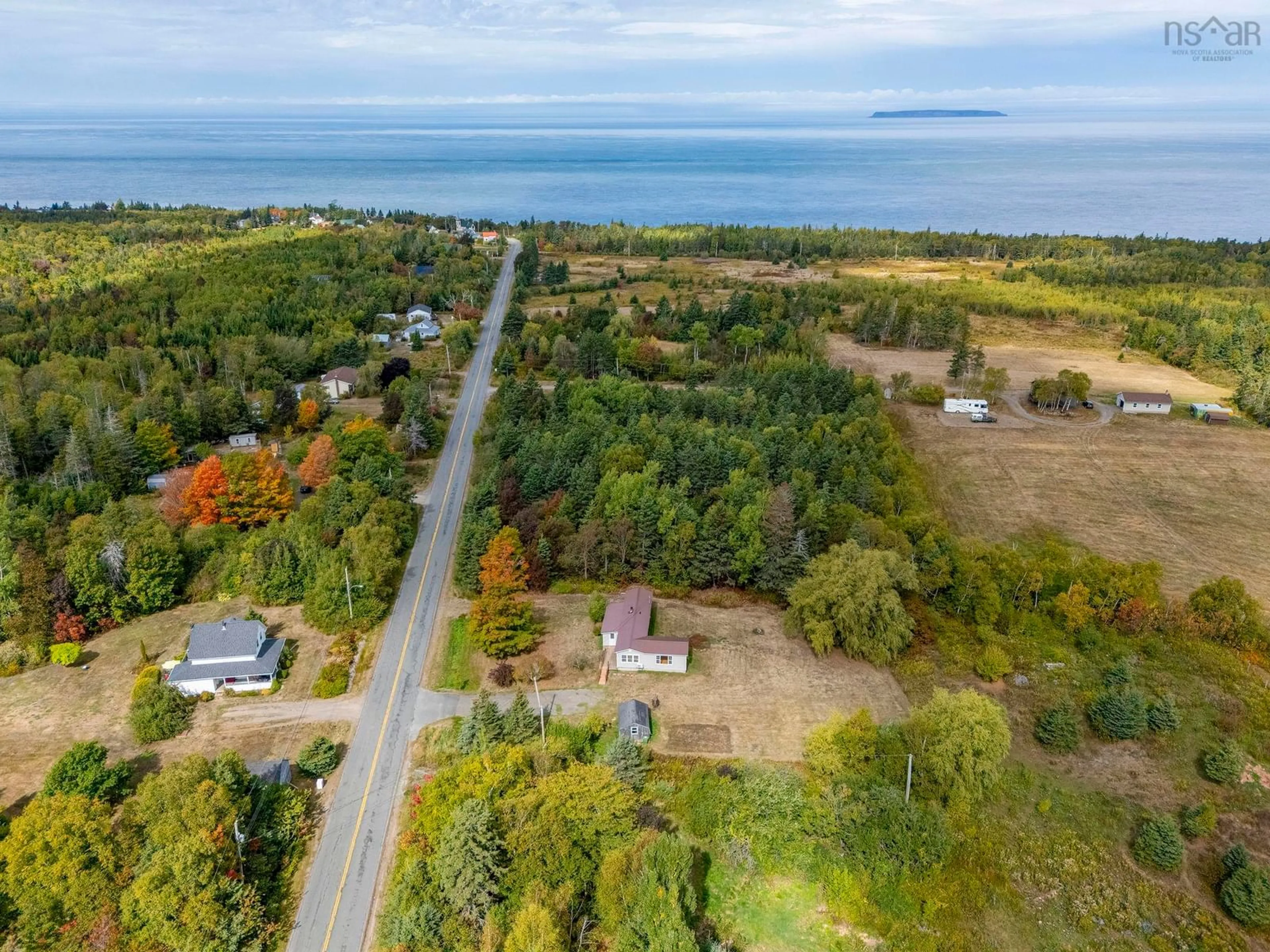 A pic from outside/outdoor area/front of a property/back of a property/a pic from drone, water/lake/river/ocean view for 2140 Morden Rd, Morden Nova Scotia B0P 1C0