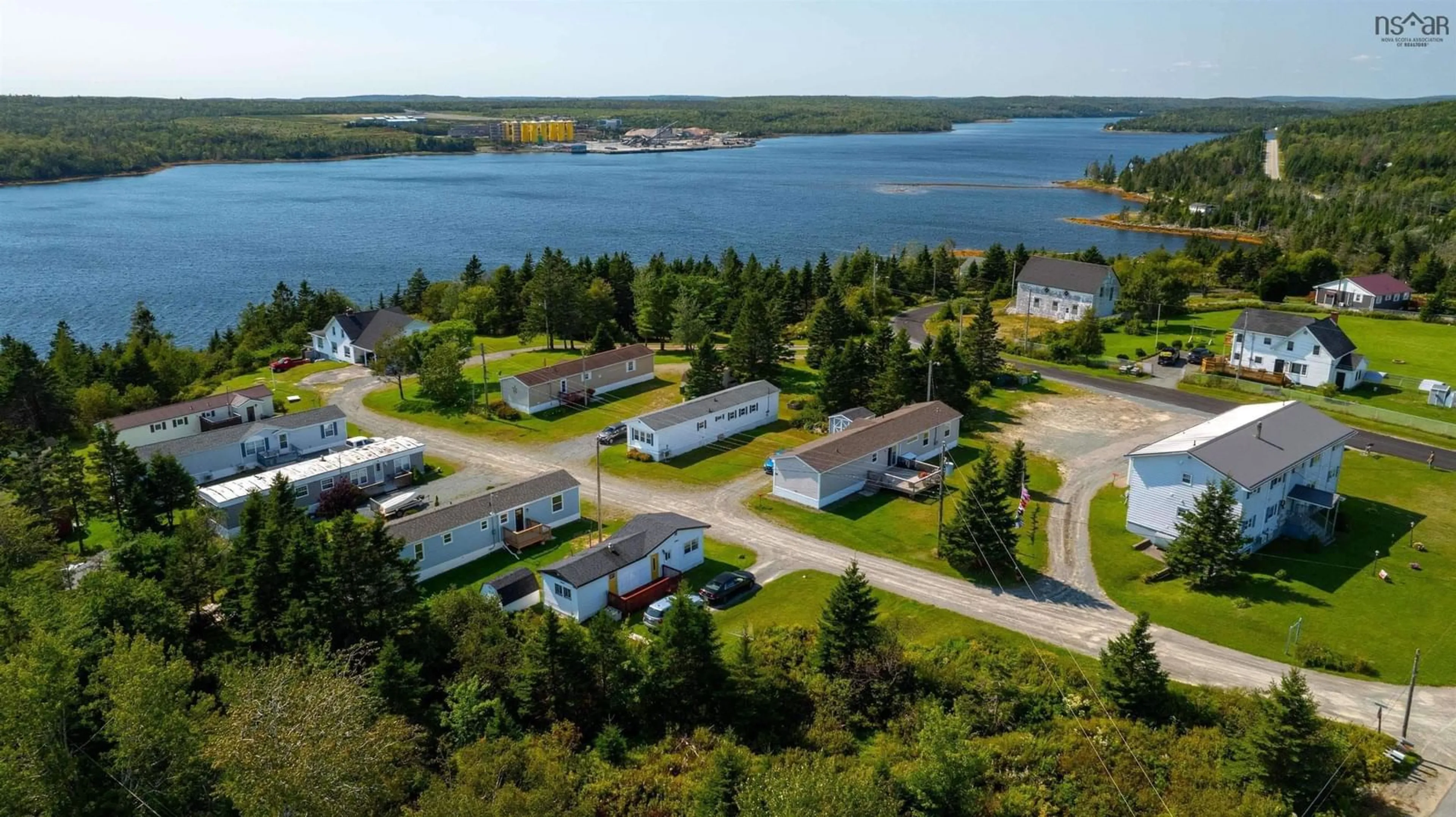 A pic from outside/outdoor area/front of a property/back of a property/a pic from drone, water/lake/river/ocean view for 2 Smith Lane, Watt Section Nova Scotia B0J 3B0