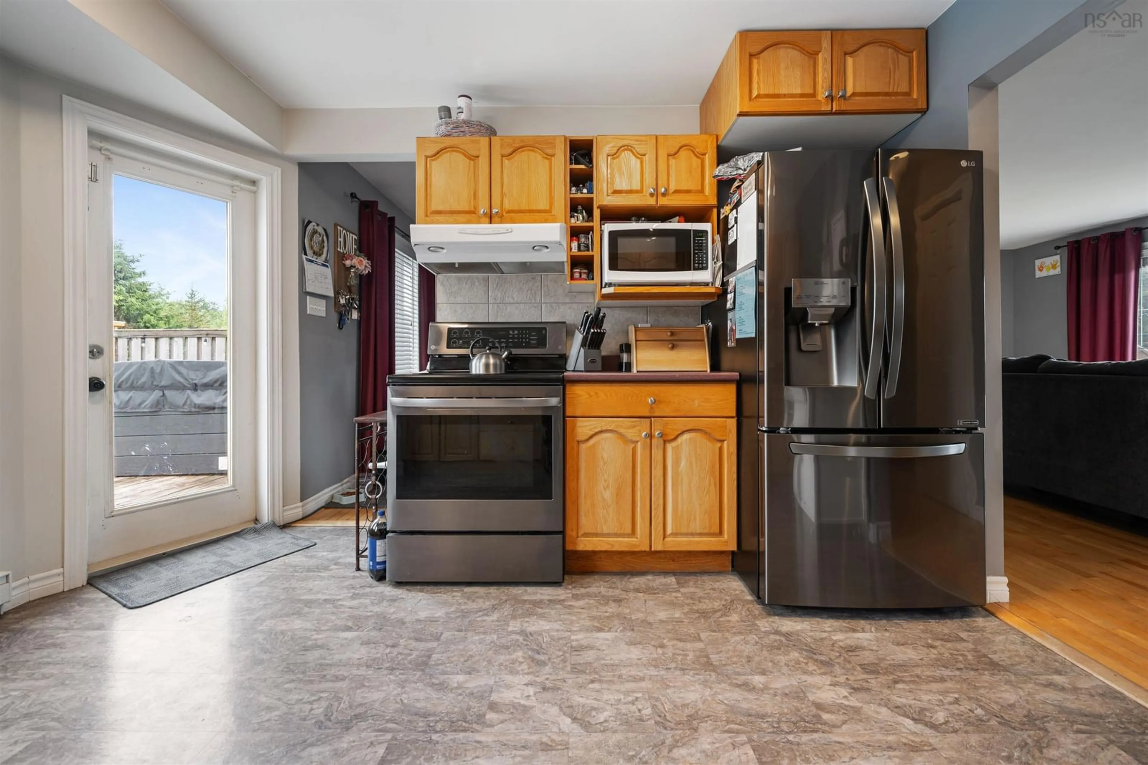 Open concept kitchen, ceramic/tile floor for 531 Little Harbour Rd, New Glasgow Nova Scotia B2H 3S9