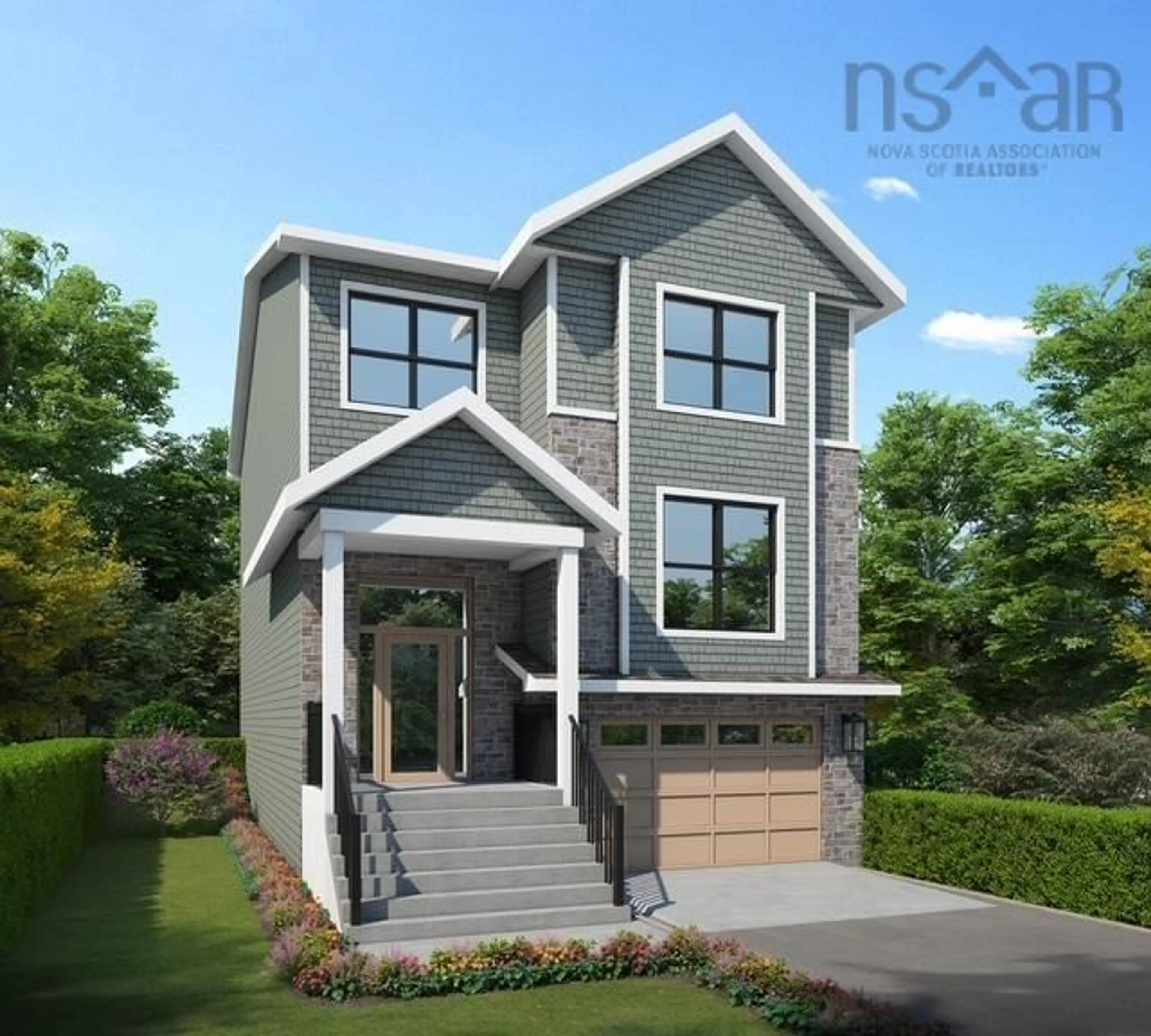 Home with brick exterior material, street for 143 Garvey Crt #GAR 31, Bedford Nova Scotia B4B 1L1