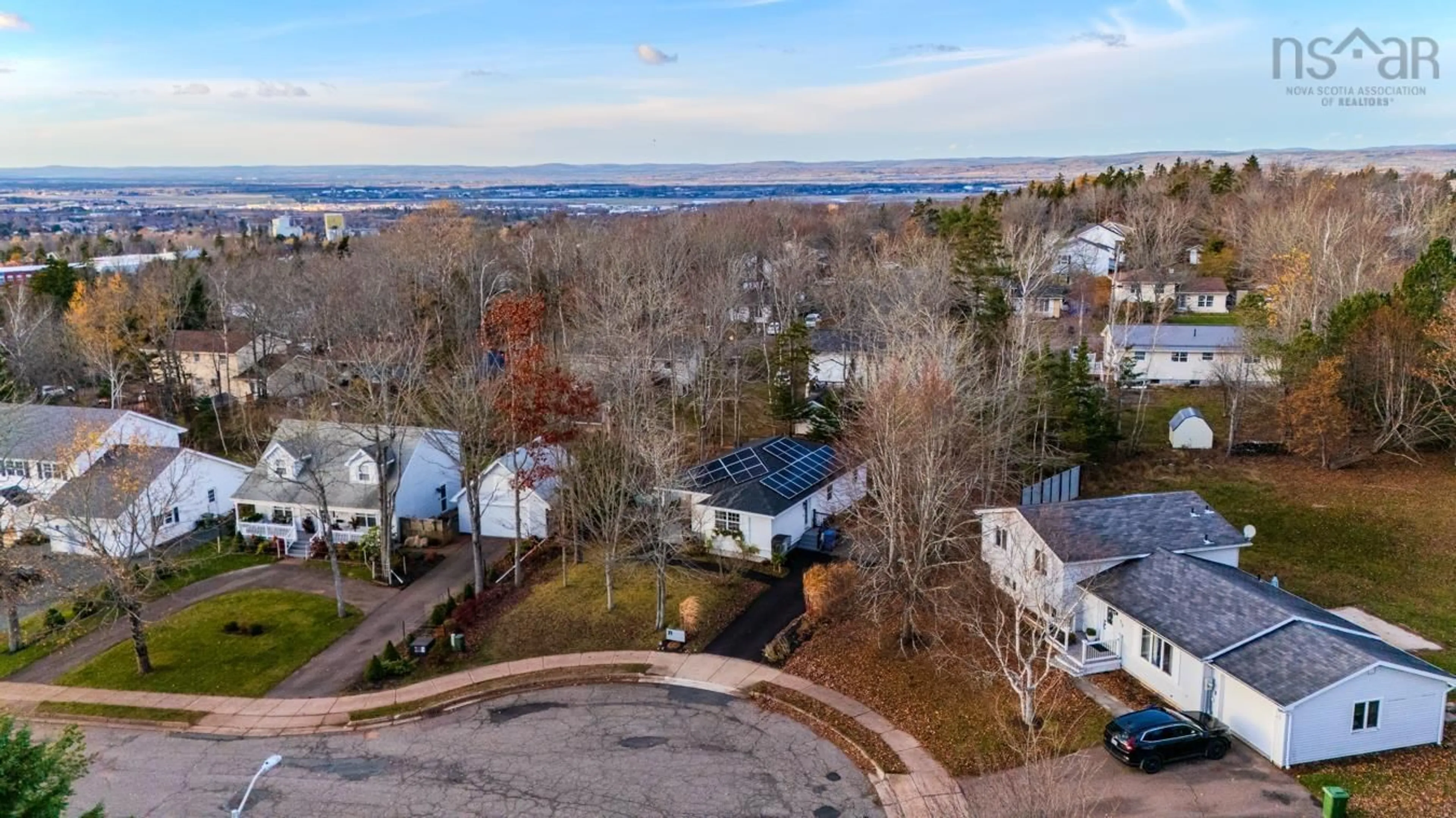 A pic from outside/outdoor area/front of a property/back of a property/a pic from drone, water/lake/river/ocean view for 21 Heritage Place, Truro Nova Scotia B2N 6J4