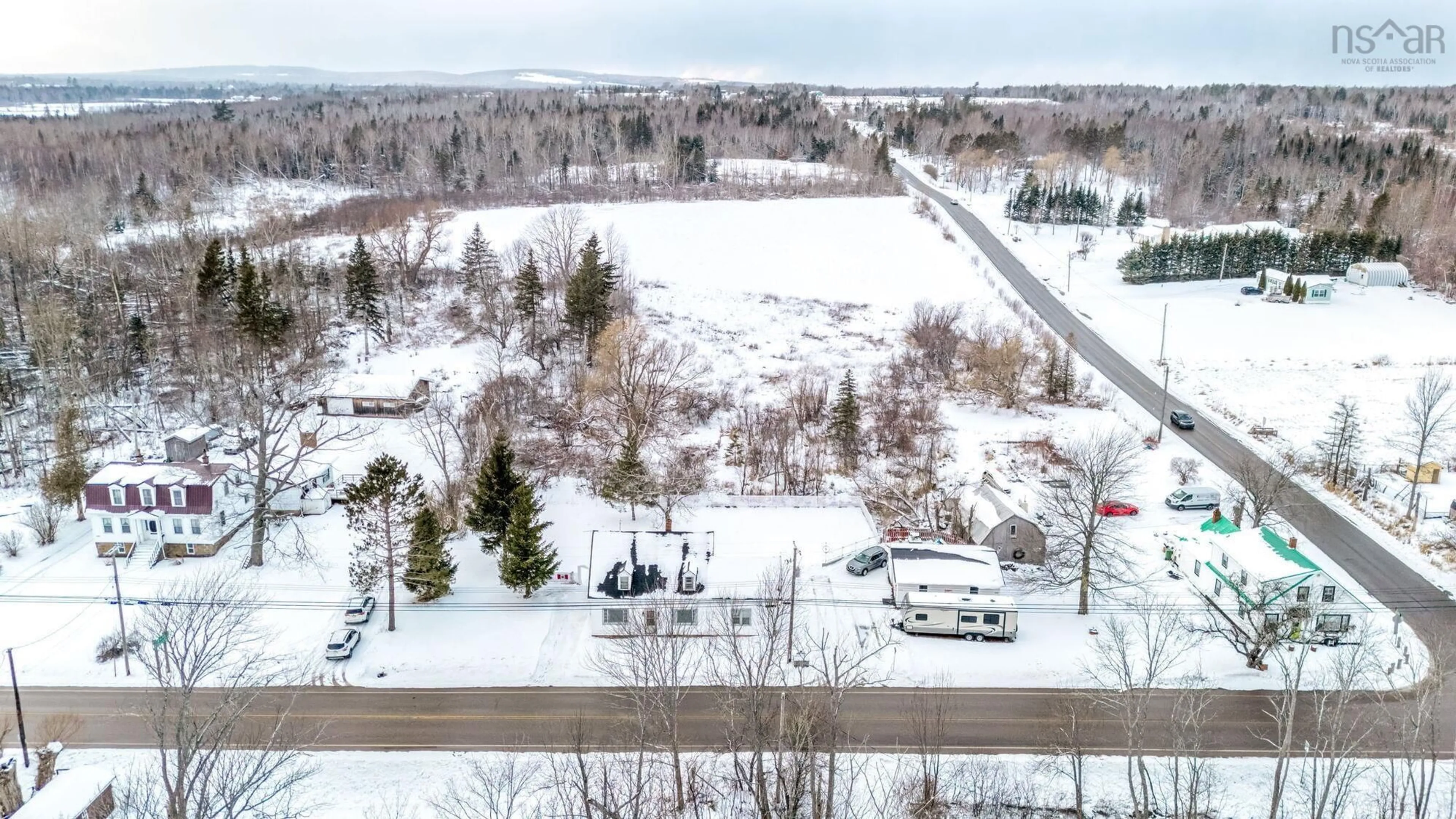 A pic from outside/outdoor area/front of a property/back of a property/a pic from drone, unknown for 1097 Highway 376, Durham Nova Scotia B0K 1H0
