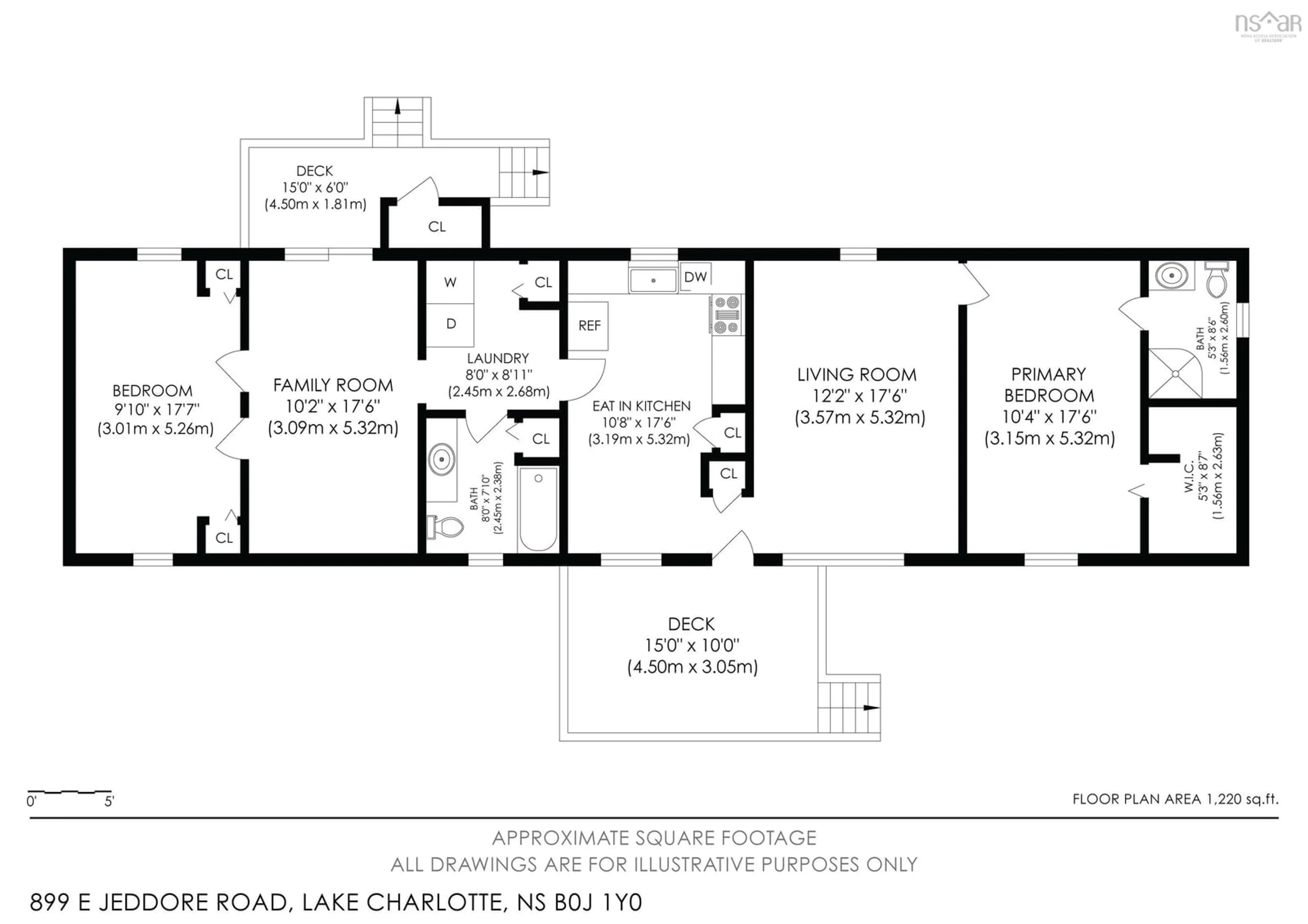 Floor plan for 899 East Jeddore Road, East Jeddore Nova Scotia B0J 2L0