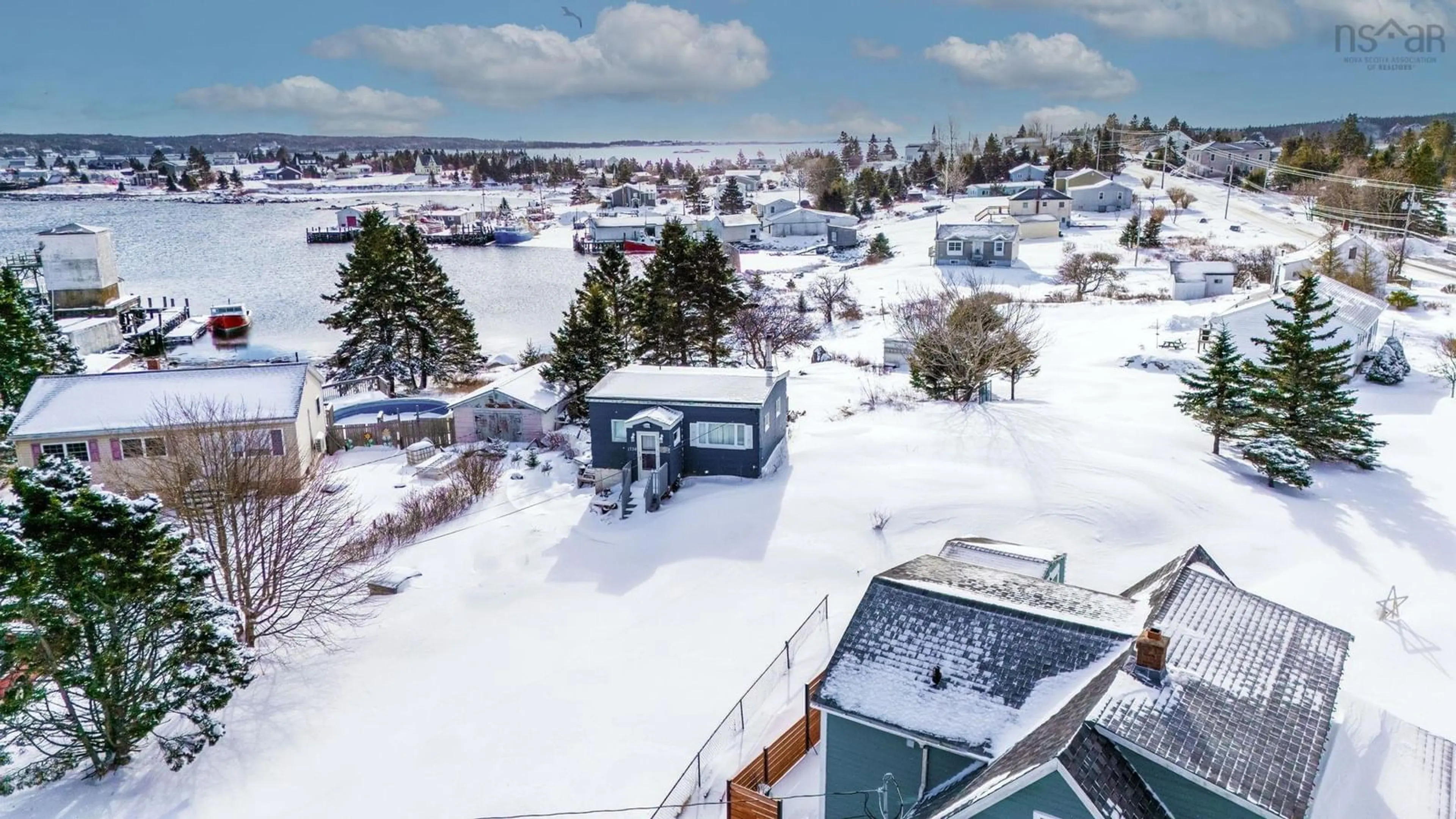 A pic from outside/outdoor area/front of a property/back of a property/a pic from drone, unknown for 1736 Ketch Harbour Rd, Sambro Nova Scotia B3V 1L6
