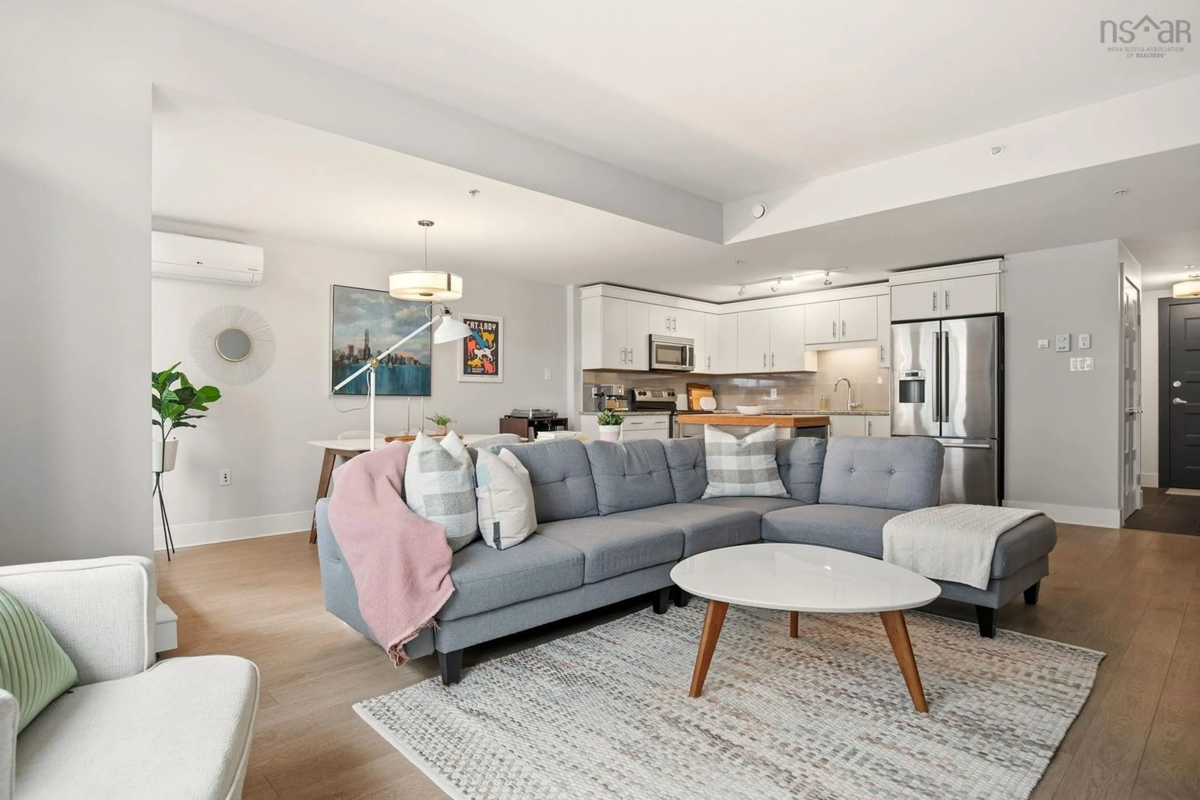 Living room with furniture, unknown for 15 Kings Wharf Place #503, Dartmouth Nova Scotia B2Y 0C2