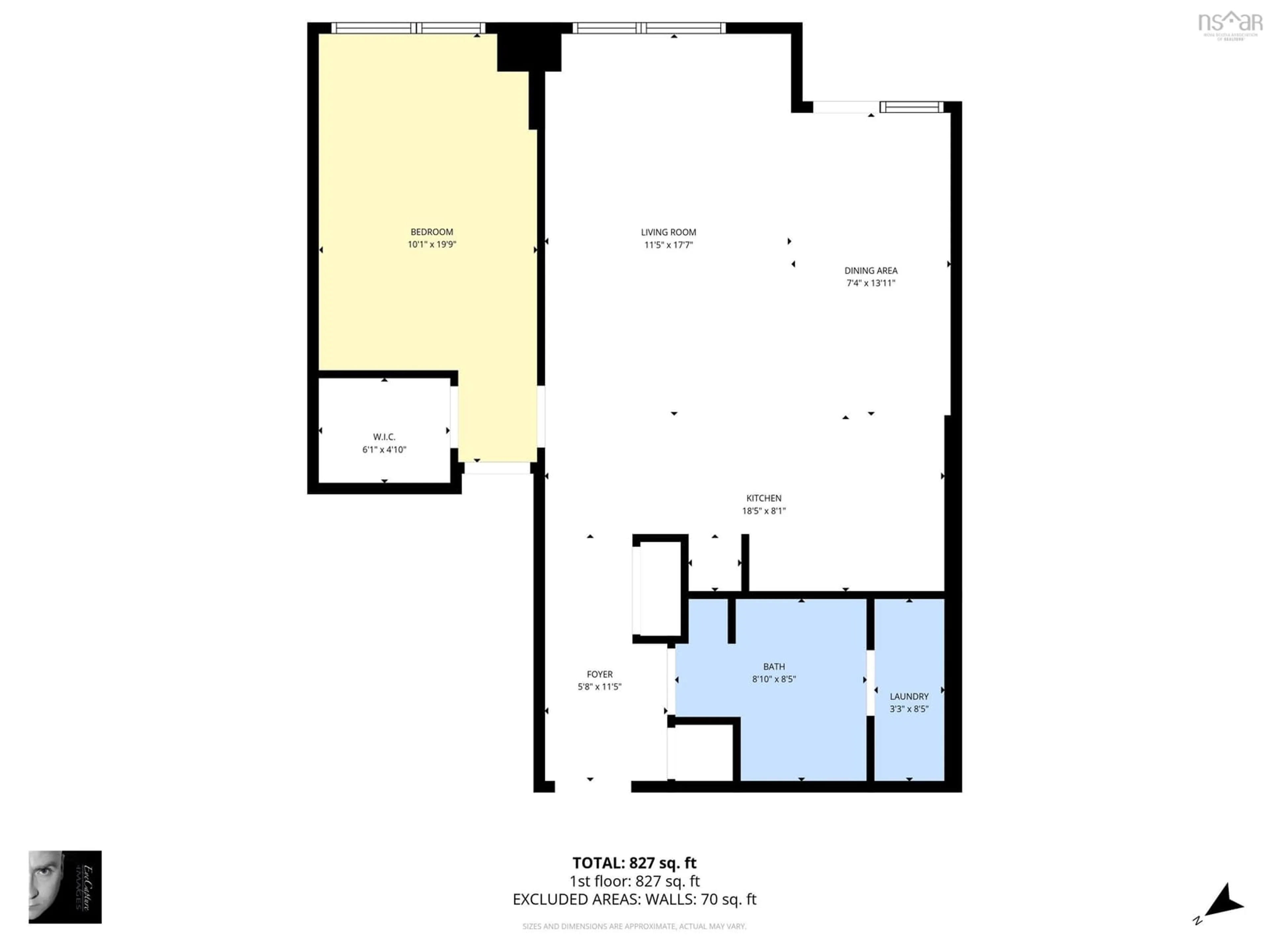 Floor plan for 15 Kings Wharf Place #503, Dartmouth Nova Scotia B2Y 0C2