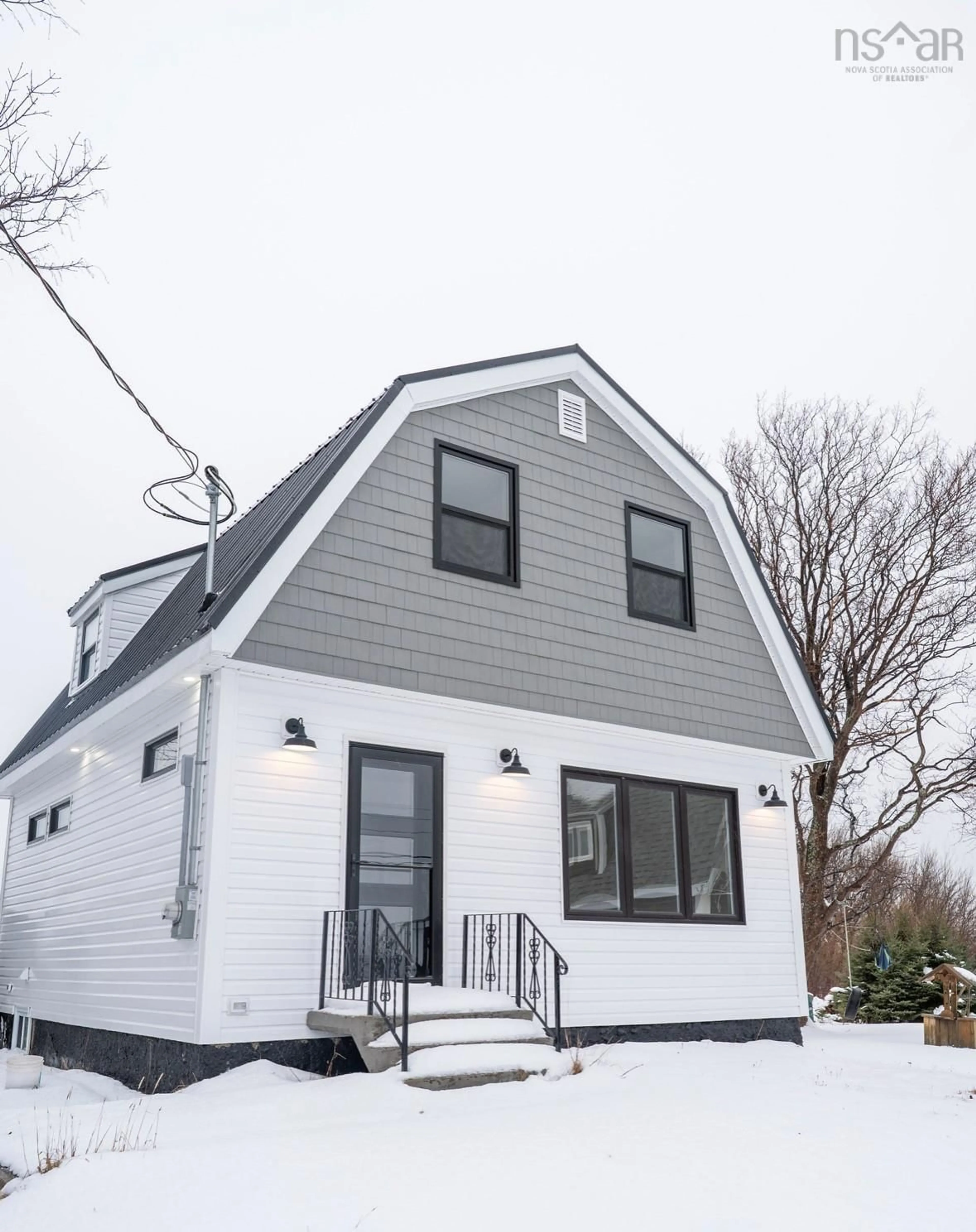 Home with vinyl exterior material, street for 49 Ocean Ave, Dominion Nova Scotia B1G 1J7