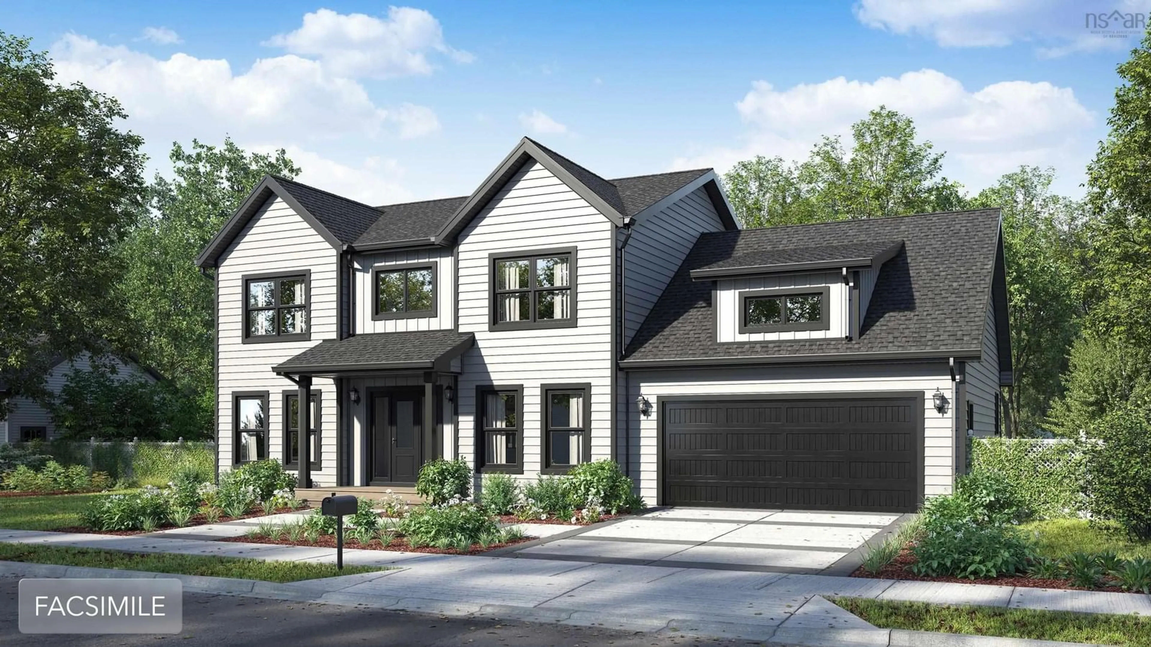 Home with vinyl exterior material, street for 47 Lockerbie Lane #Lot 769, Fall River Nova Scotia B2T 0X2