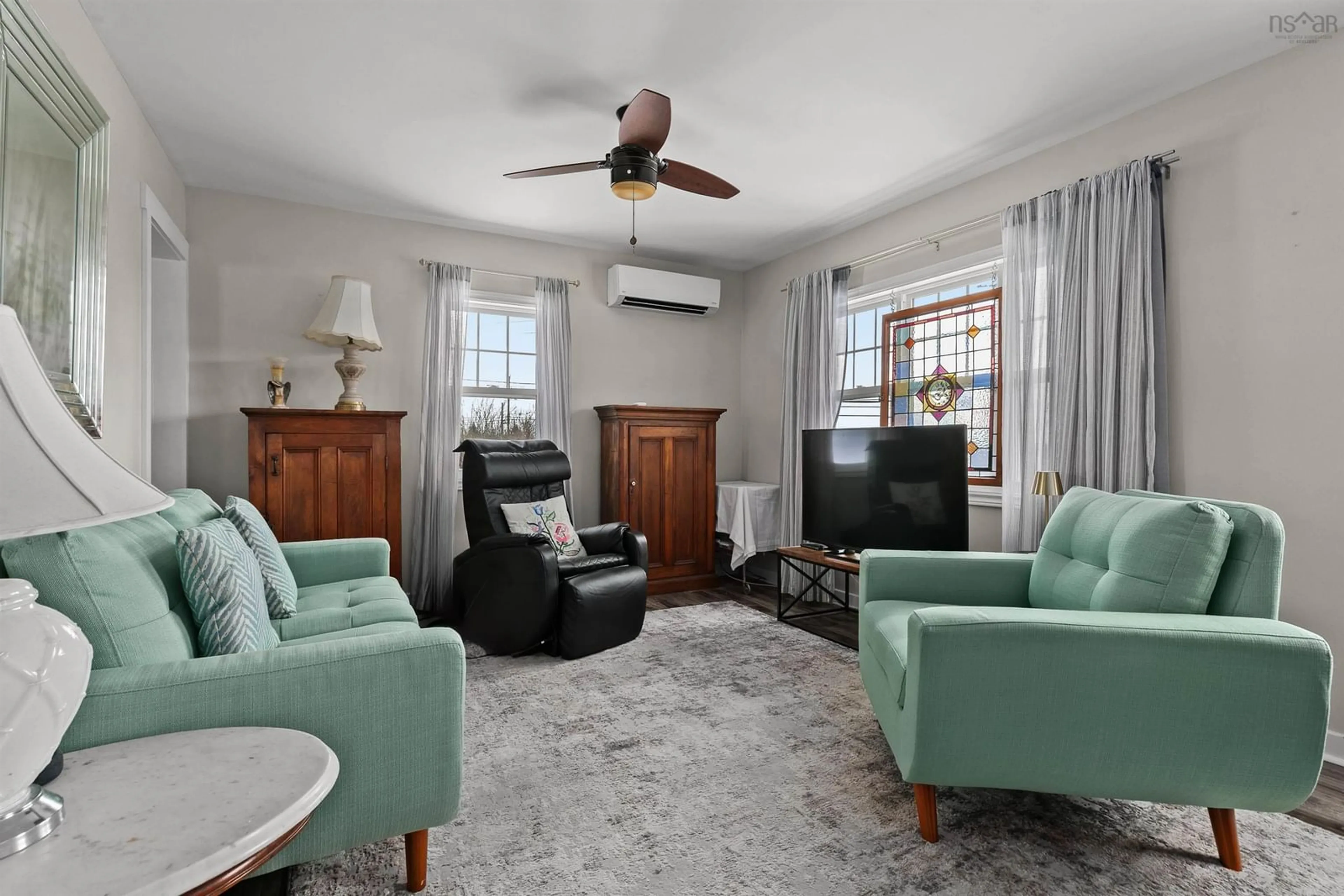 Living room with furniture, unknown for 4642 Highway 3, Marriott's Cove Nova Scotia B0J 1K0