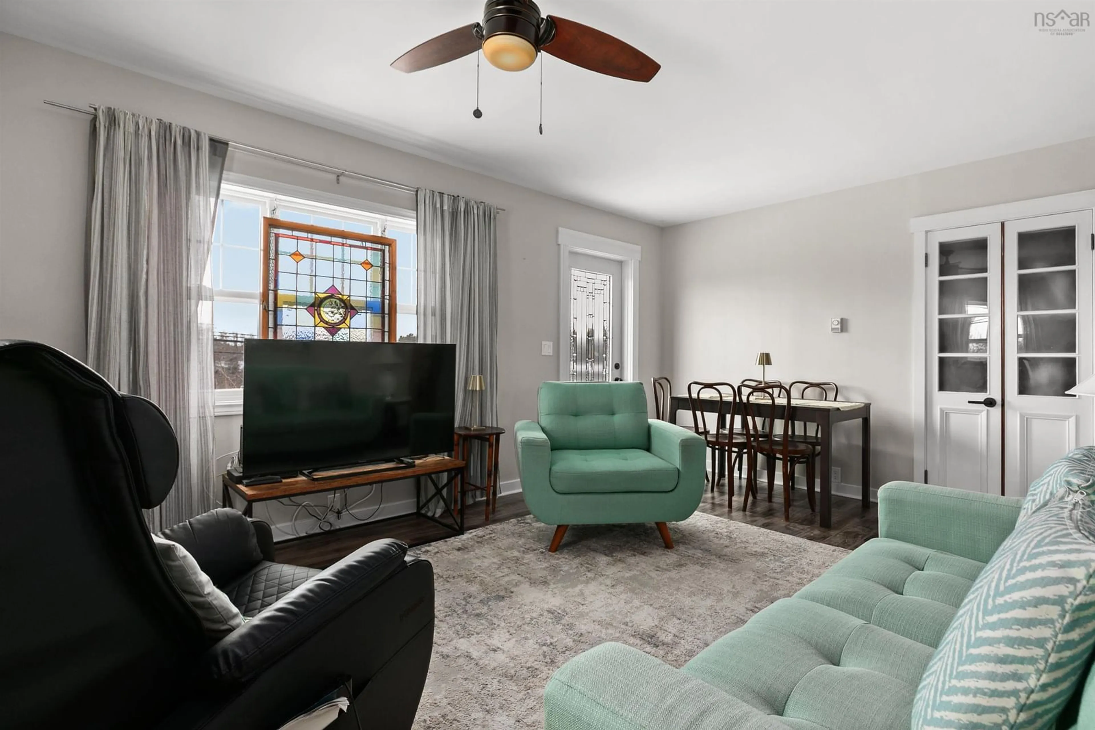 Living room with furniture, unknown for 4642 Highway 3, Marriott's Cove Nova Scotia B0J 1K0