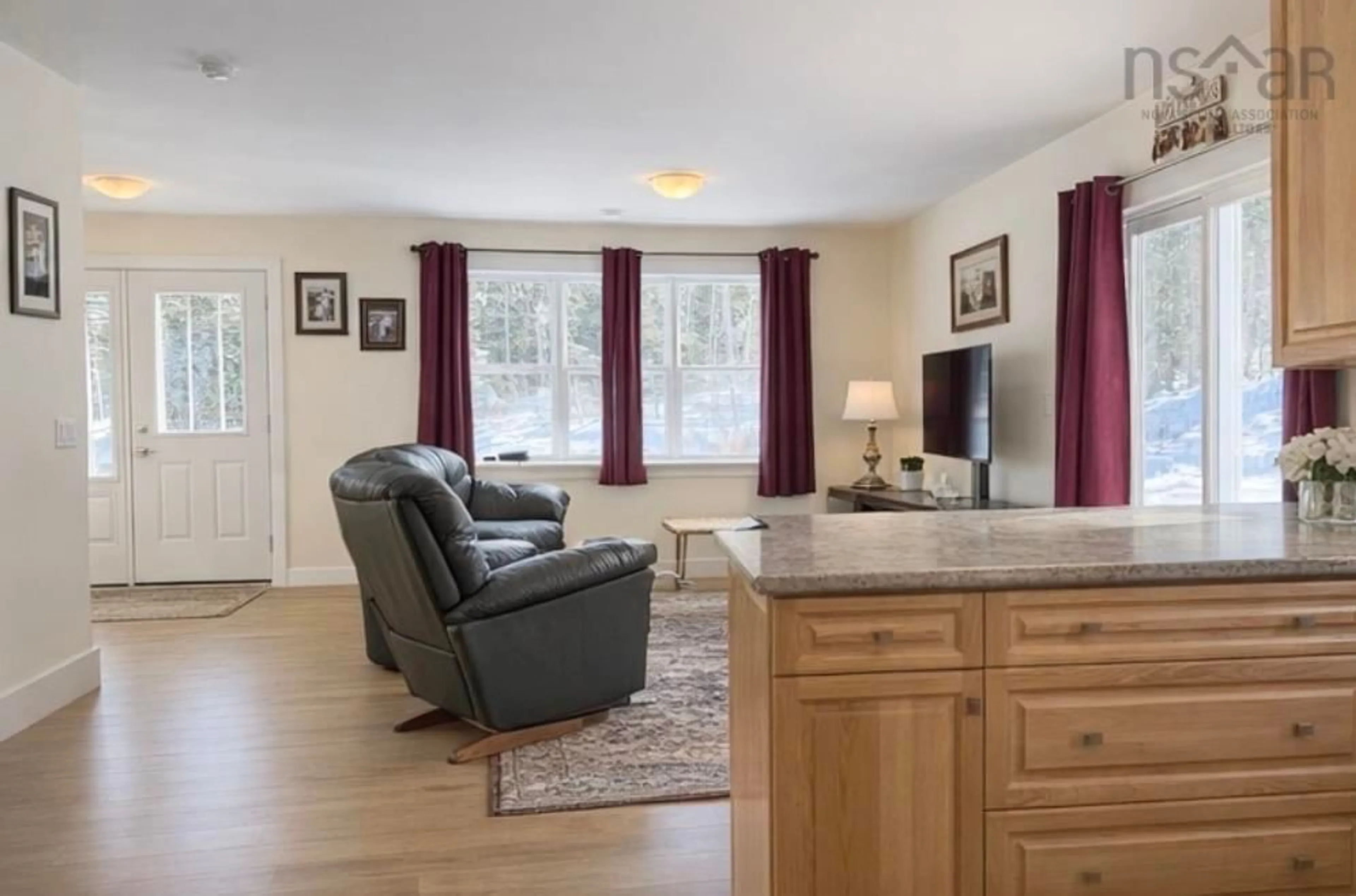 Living room with furniture, unknown for 78 Whistle Stop Crt, Westchester Nova Scotia B0M 2A0