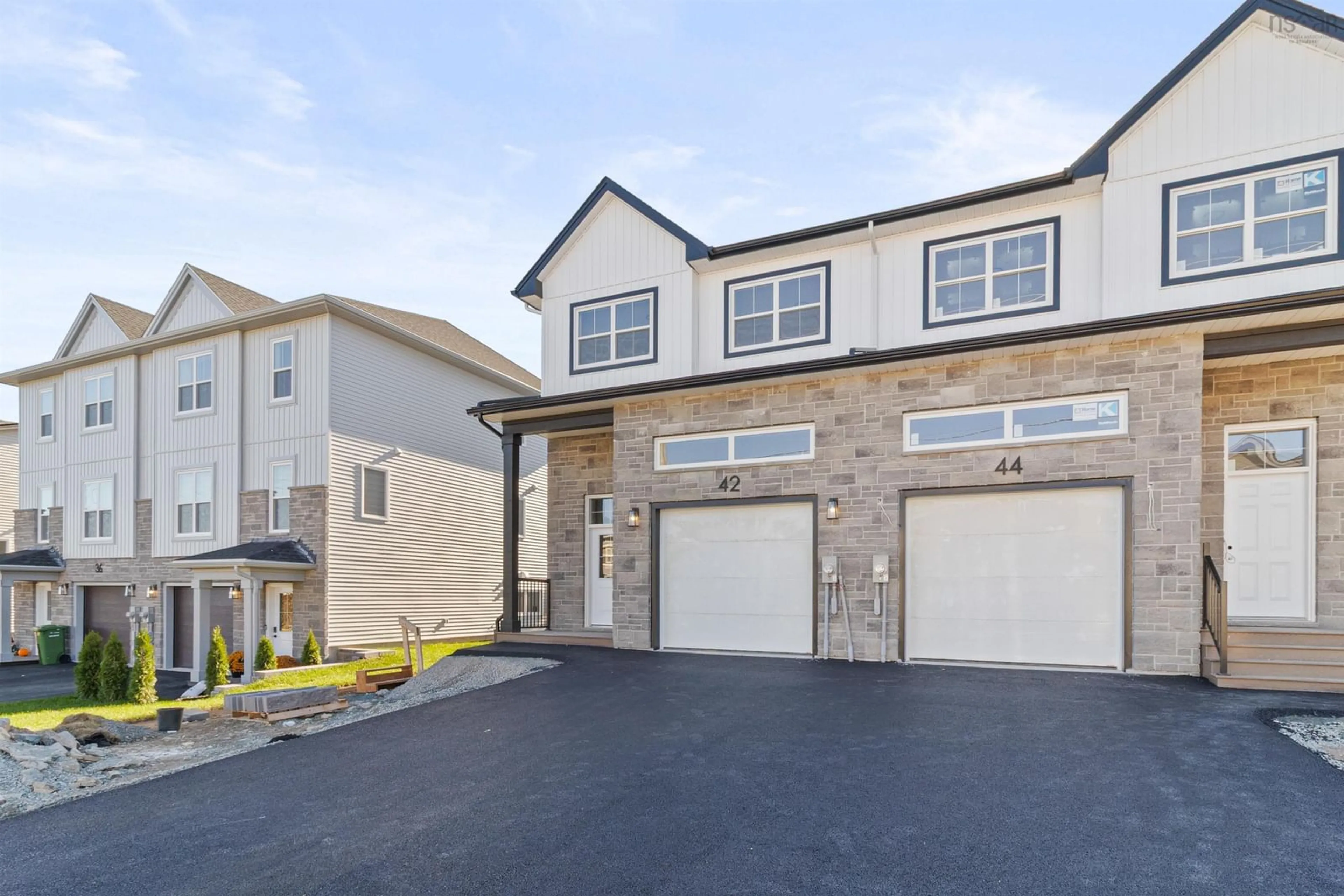 Home with vinyl exterior material, street for 42 Simona Dr #SMD-5A, Dartmouth Nova Scotia B2X 0C9