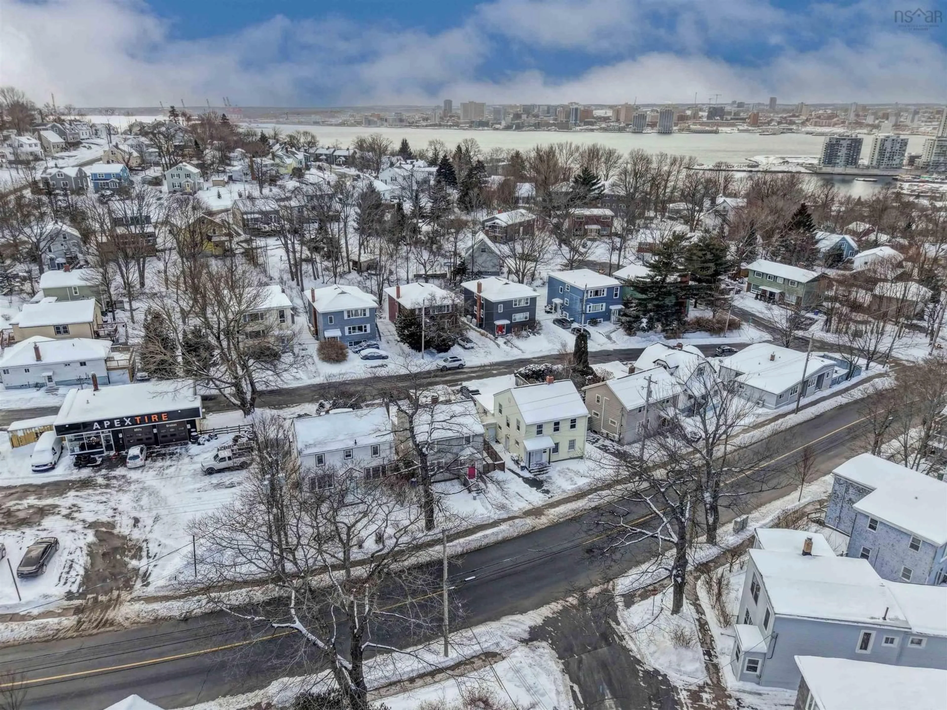 A pic from outside/outdoor area/front of a property/back of a property/a pic from drone, street for 332 Portland St, Dartmouth Nova Scotia B2Y 1K6