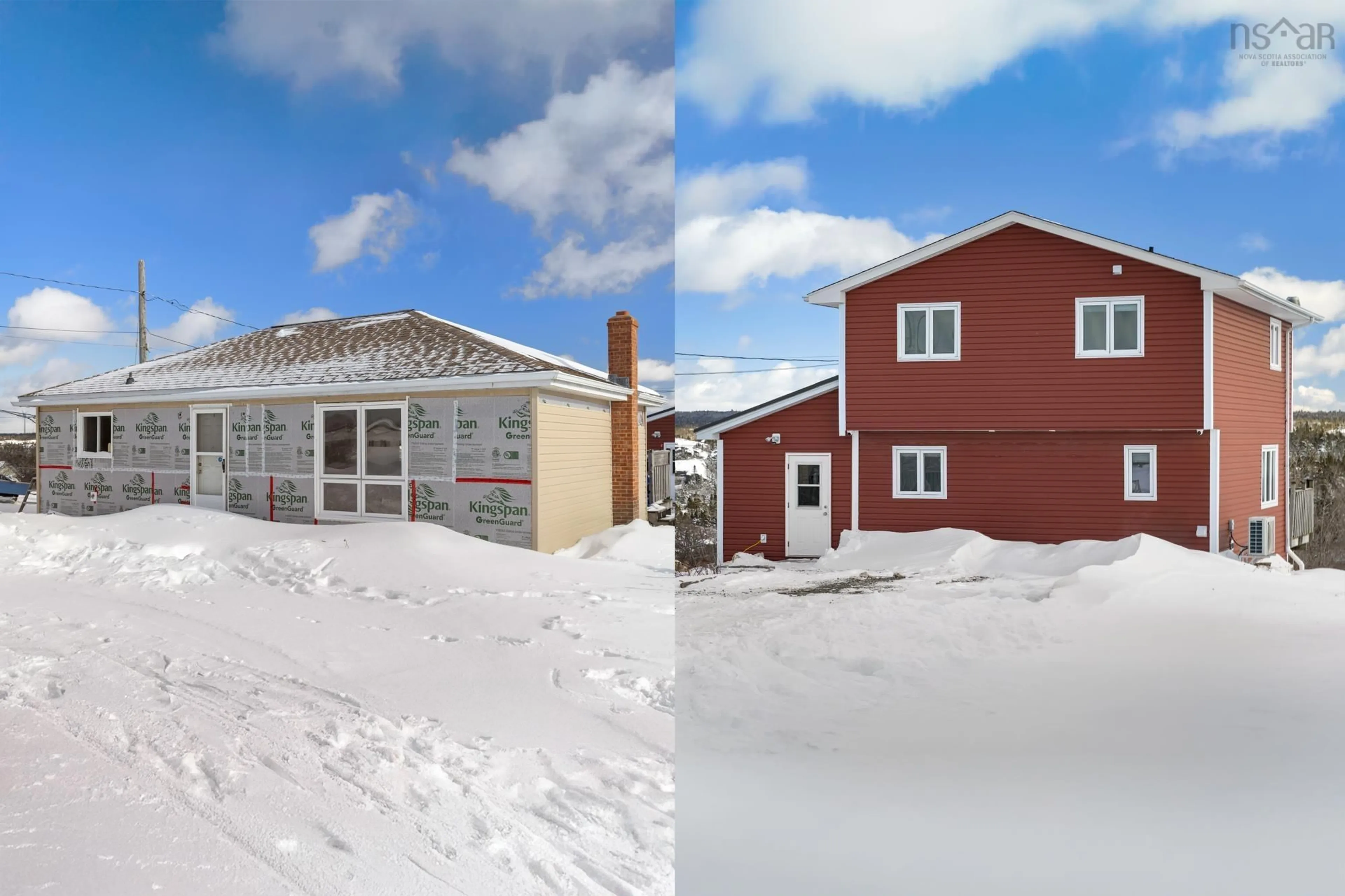 A pic from outside/outdoor area/front of a property/back of a property/a pic from drone, building for 1454 Terence Bay Rd, Terence Bay Nova Scotia B3T 1X7