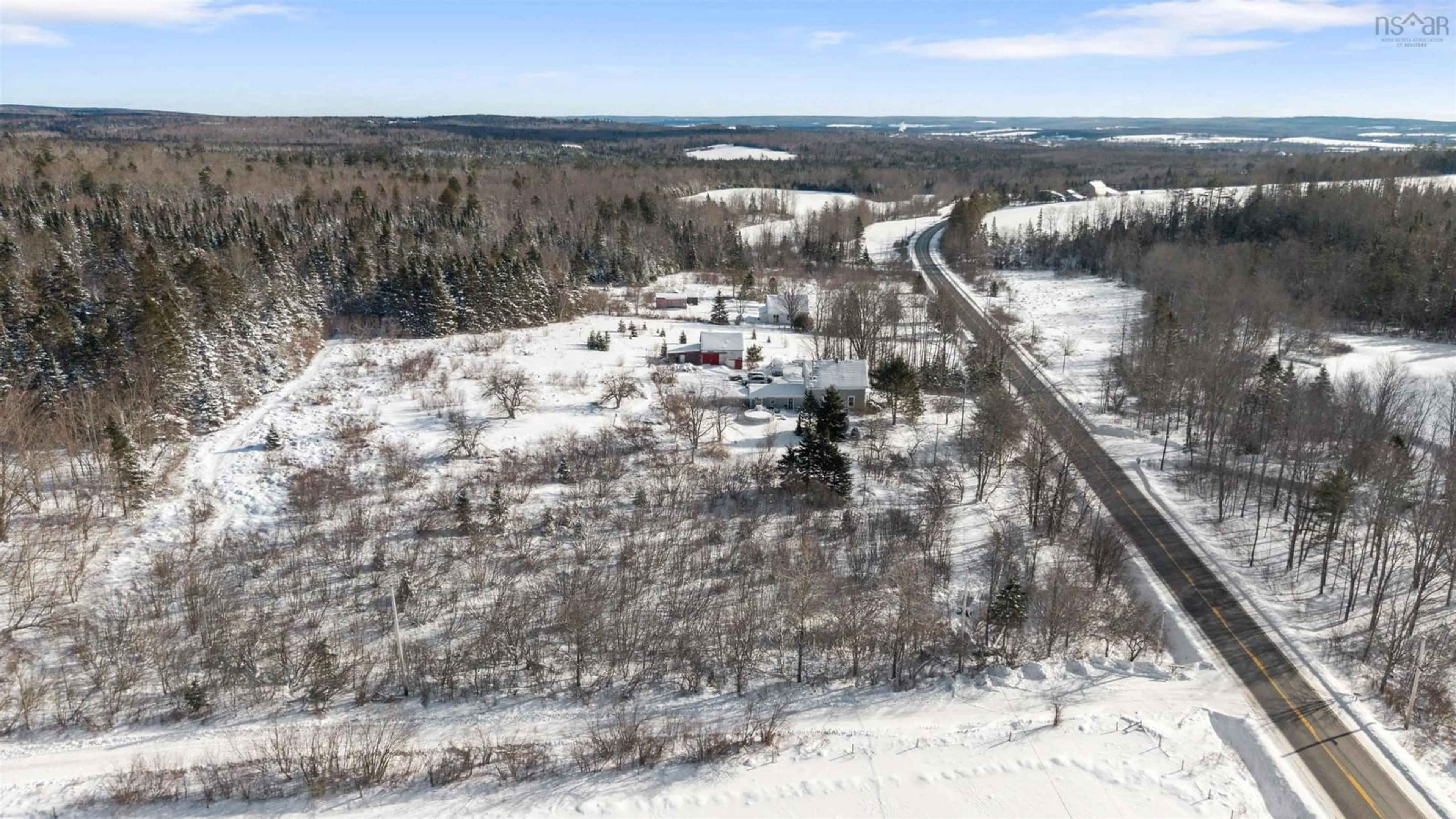 A pic from outside/outdoor area/front of a property/back of a property/a pic from drone, unknown for 13054 Highway 224, Chaswood Nova Scotia B0N 2H0