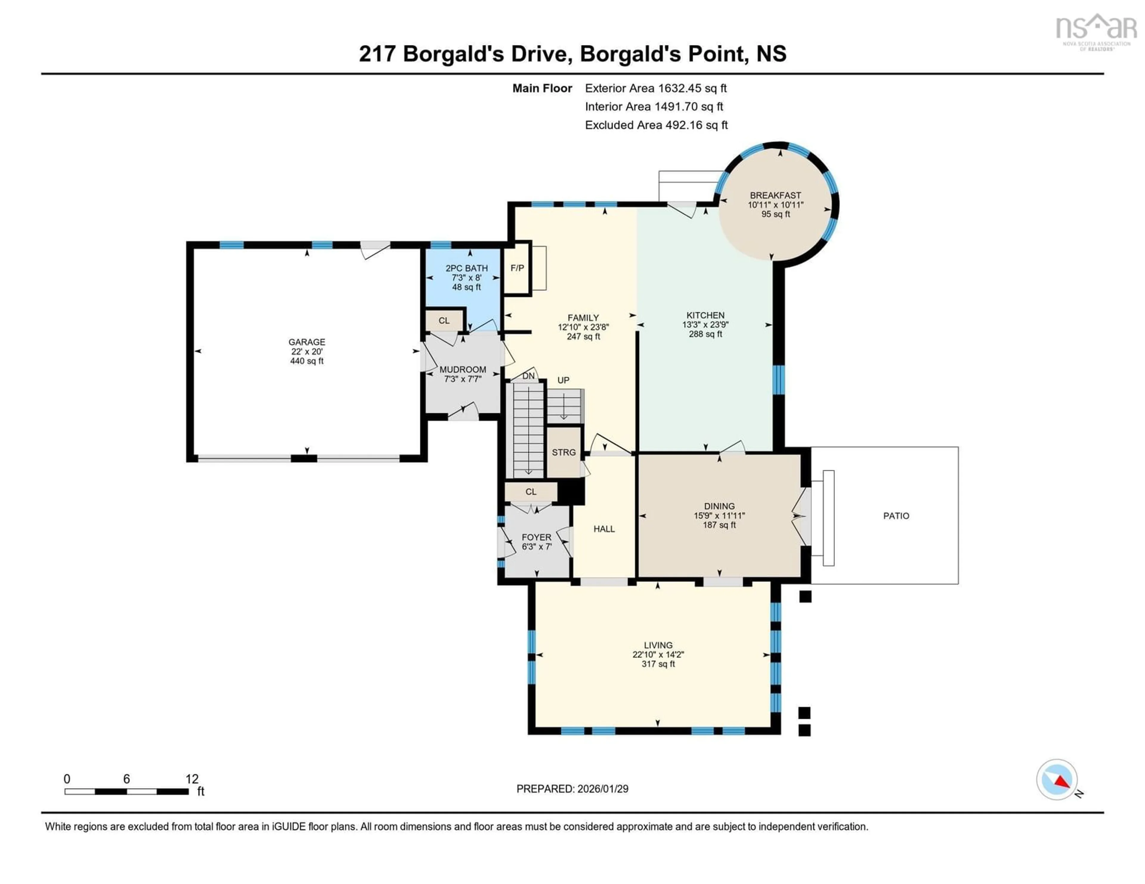 Floor plan for 217 Borgalds Dr, Chester Basin Nova Scotia B0J 1K0