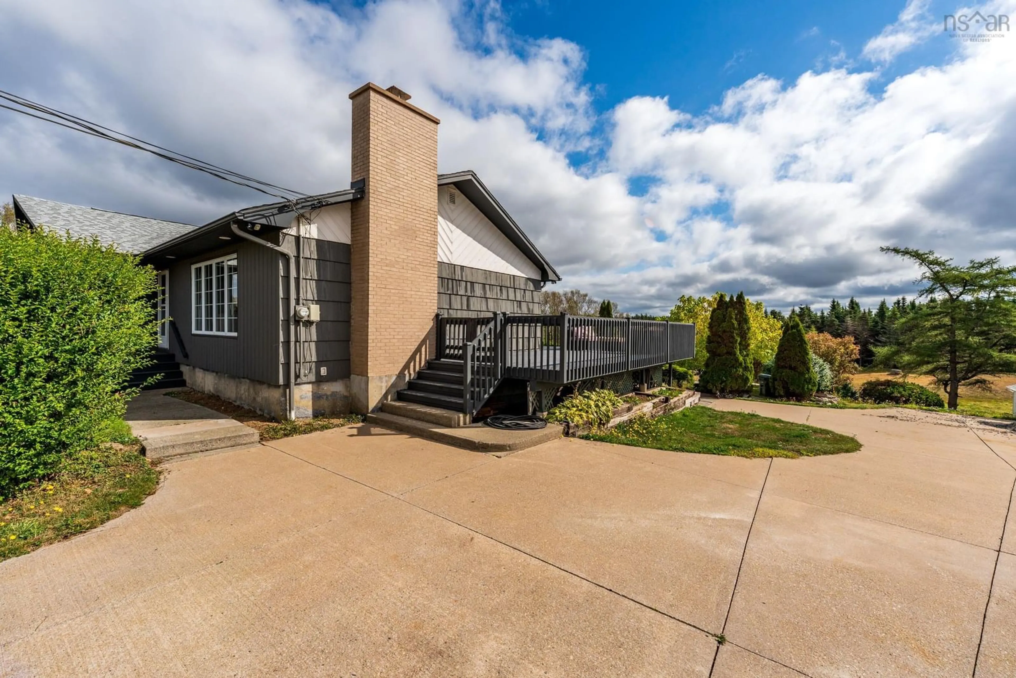 A pic from outside/outdoor area/front of a property/back of a property/a pic from drone, unknown for 7068 Highway 1, St. Alphonse Nova Scotia B0W 2J0