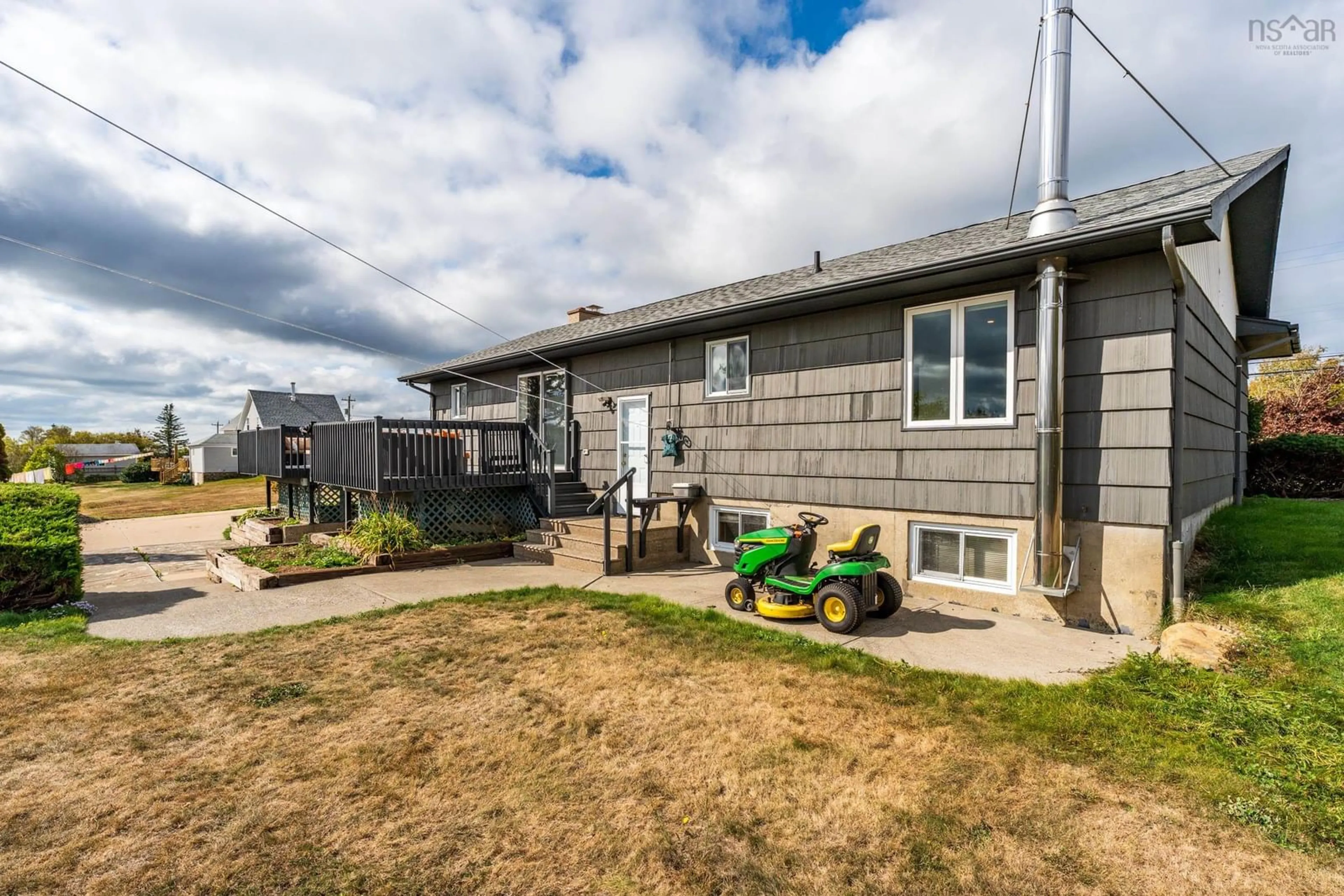 A pic from outside/outdoor area/front of a property/back of a property/a pic from drone, street for 7068 Highway 1, St. Alphonse Nova Scotia B0W 2J0