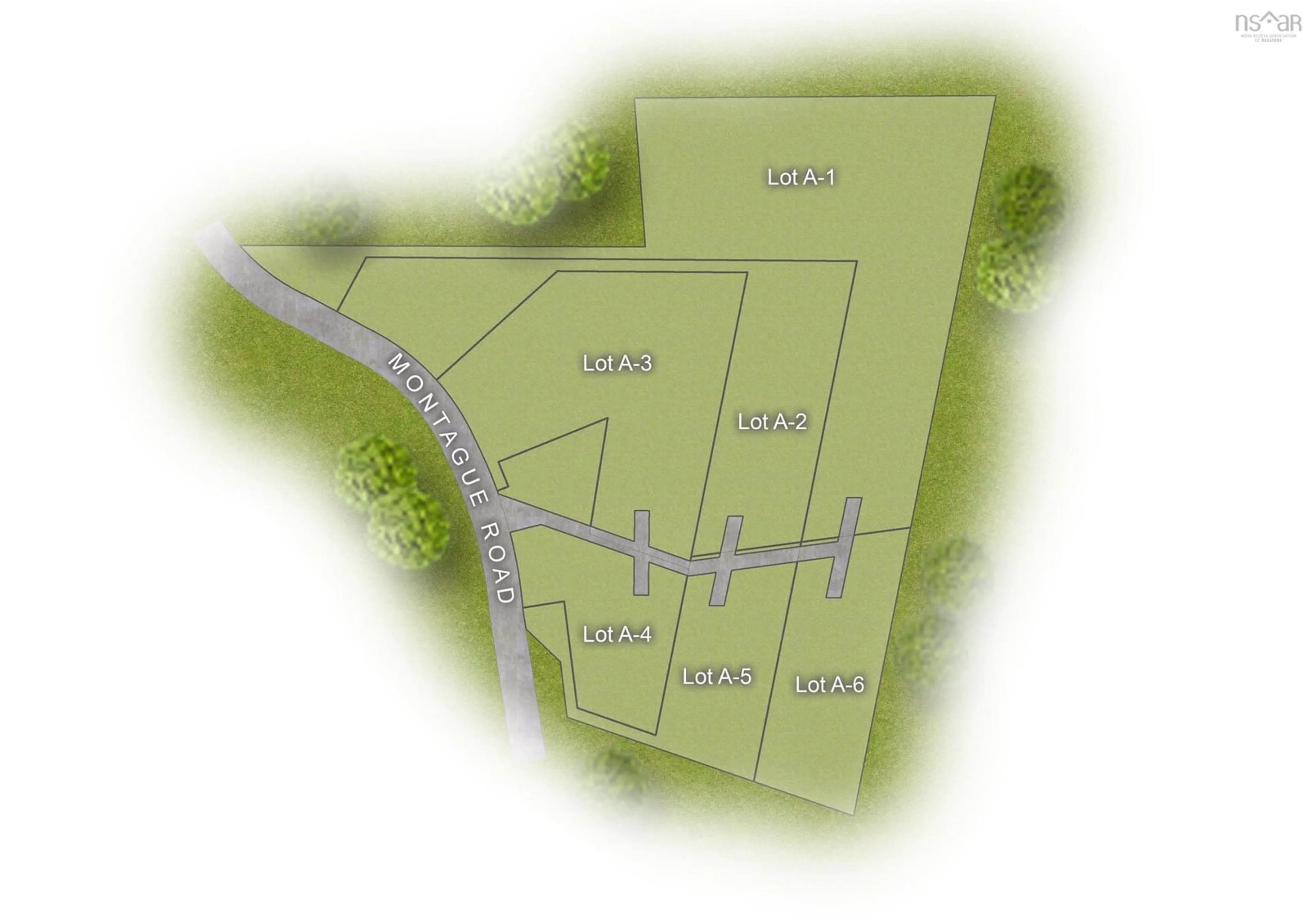 Picture of a map for Lot A1 Montague Rd, Montague Gold Mines Nova Scotia B2W 6C3