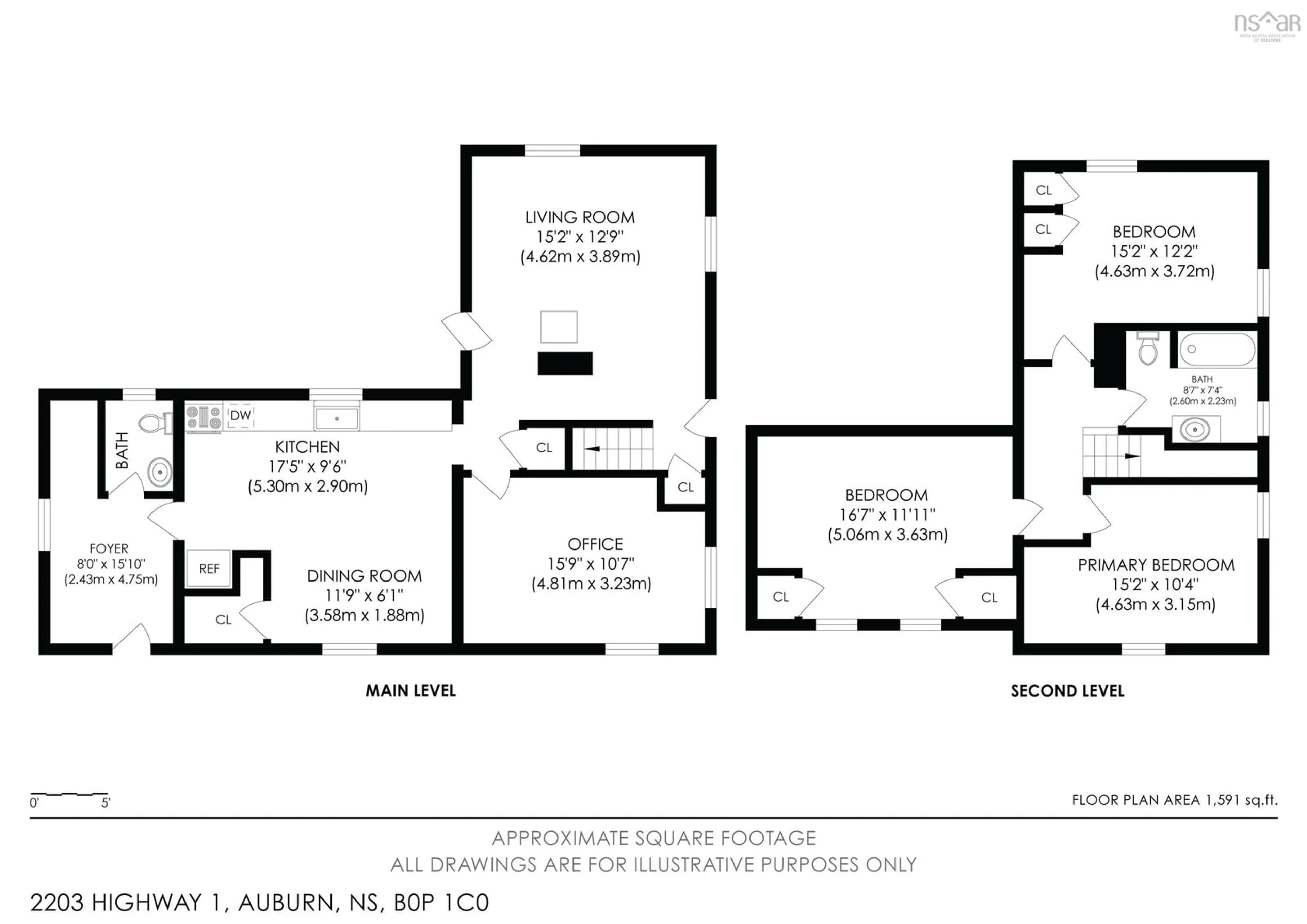 Floor plan for 2203 Highway 1, Auburn Nova Scotia B0P 1C0