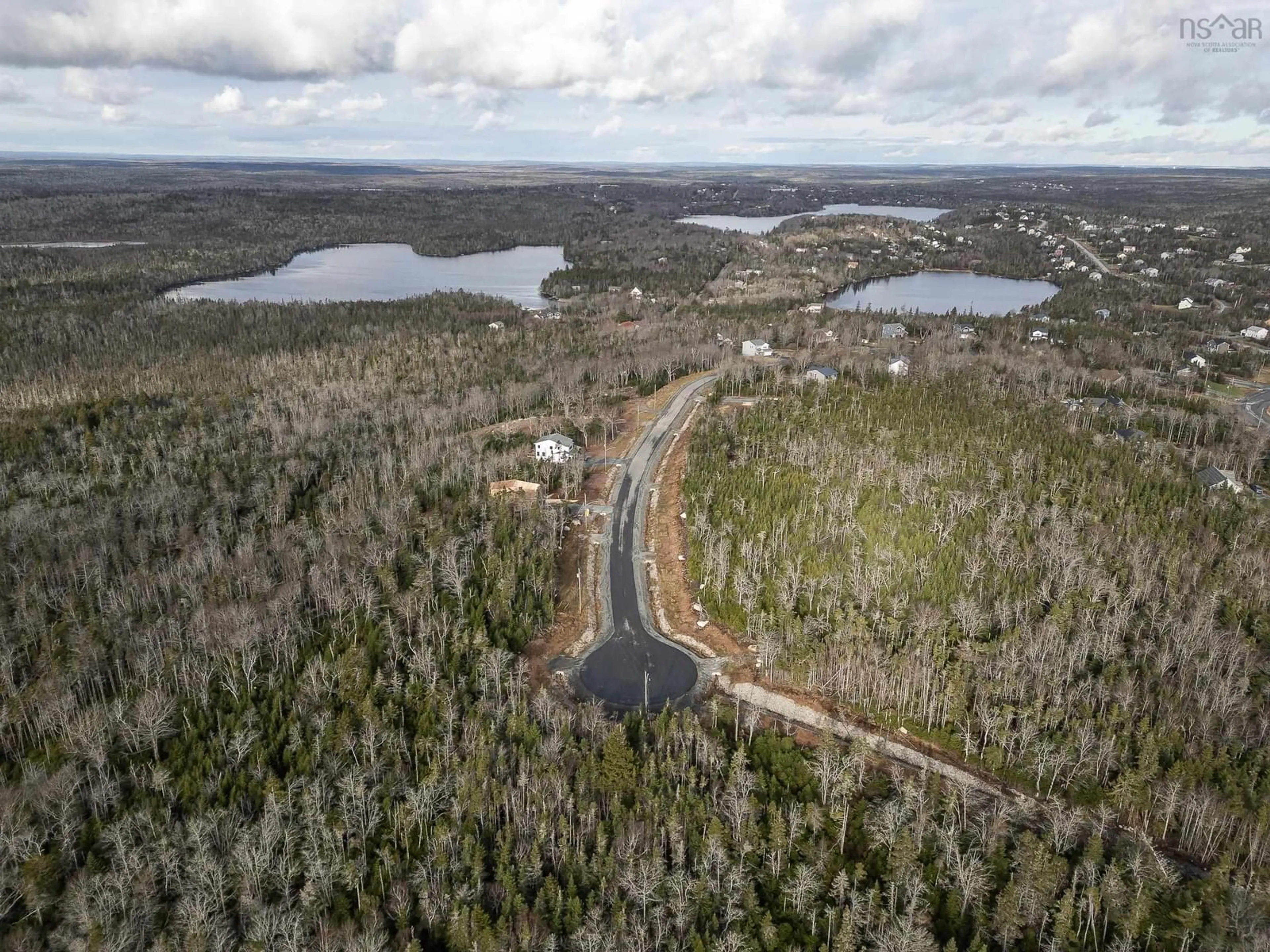 A pic from outside/outdoor area/front of a property/back of a property/a pic from drone, water/lake/river/ocean view for 311 Hideaway Trail #Lot, Brookside Nova Scotia B3T 0M2