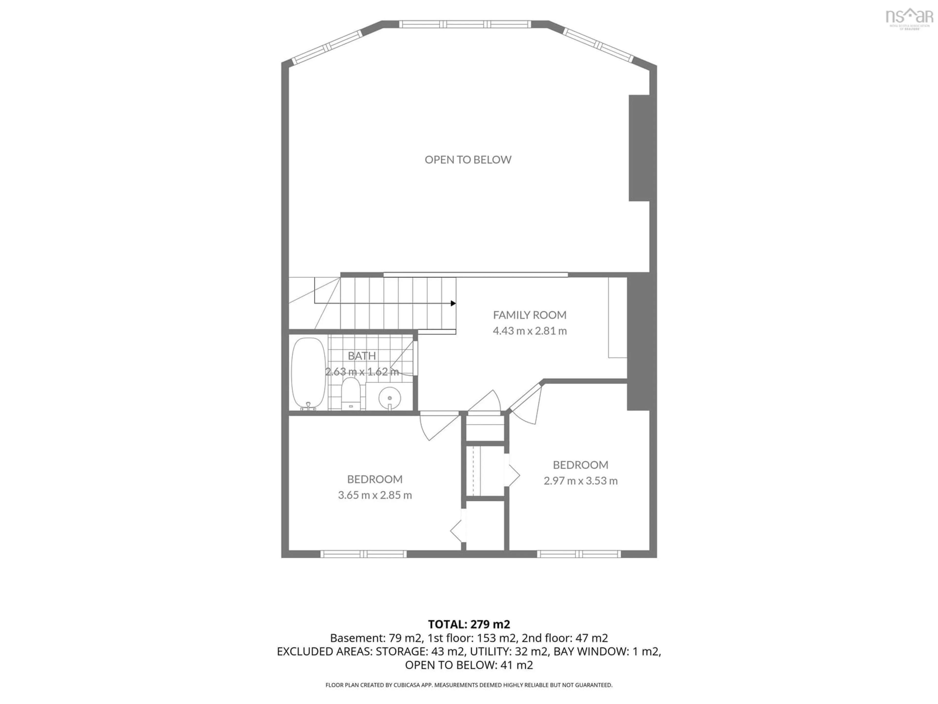 Floor plan for 2960 Second Division Rd, Concession Nova Scotia B0W 1M0