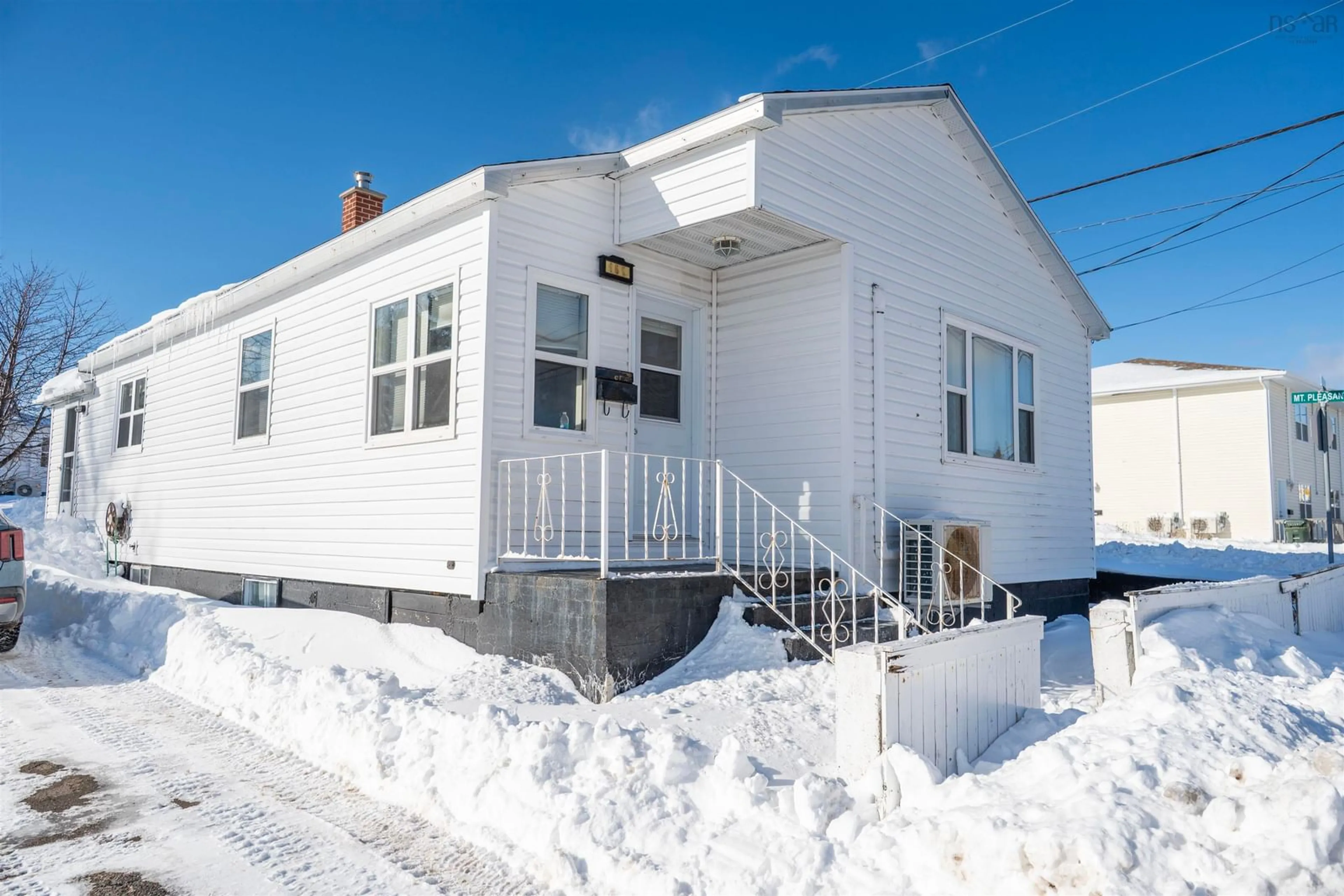 Home with vinyl exterior material, street for 151 Lingan Rd, Sydney Nova Scotia B1N 1V4