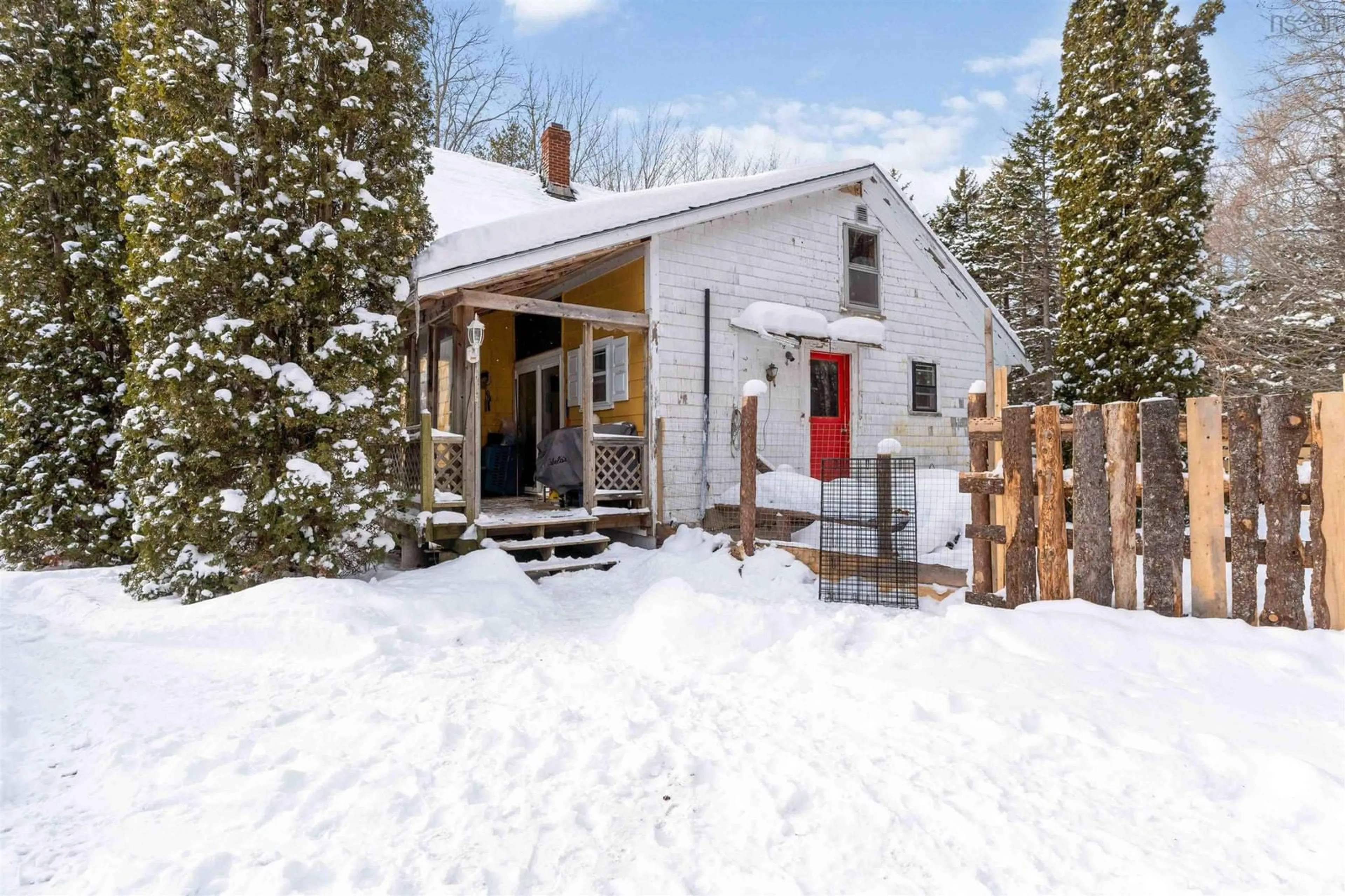 Patio, street for 729 North Range Cross Rd, North Range Nova Scotia B0W 1H0