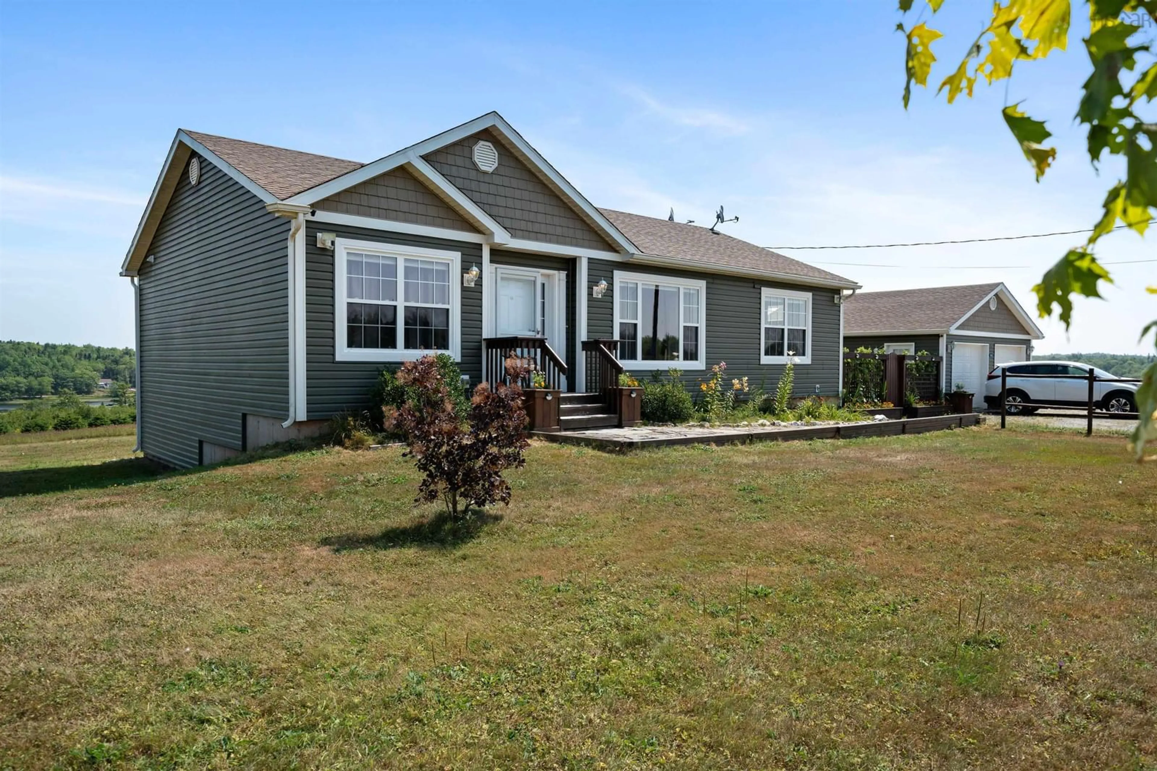 Home with vinyl exterior material, street for 946 Lake Egmont Road, Lake Egmont Nova Scotia B0N 1Y0