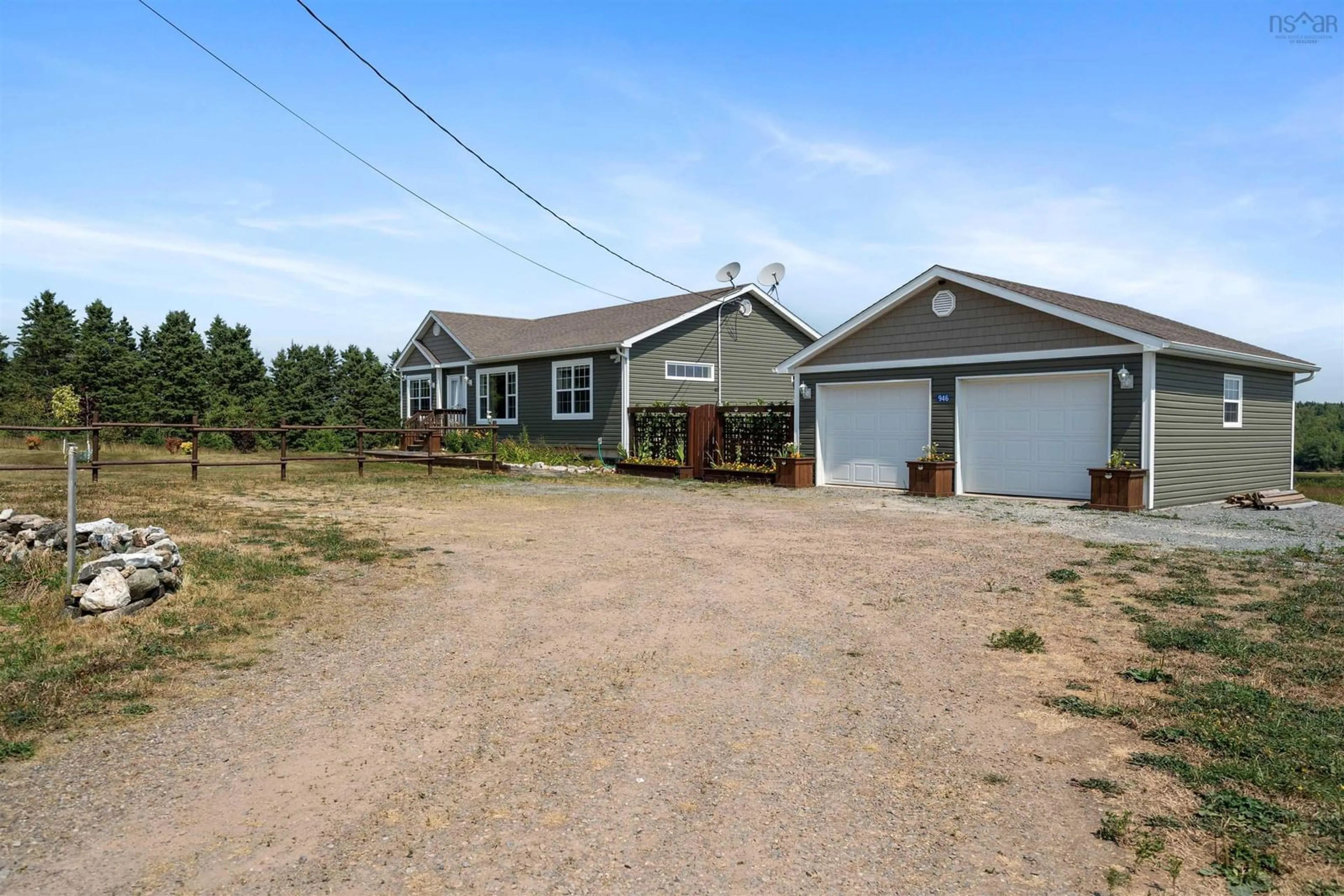 A pic from outside/outdoor area/front of a property/back of a property/a pic from drone, street for 946 Lake Egmont Road, Lake Egmont Nova Scotia B0N 1Y0