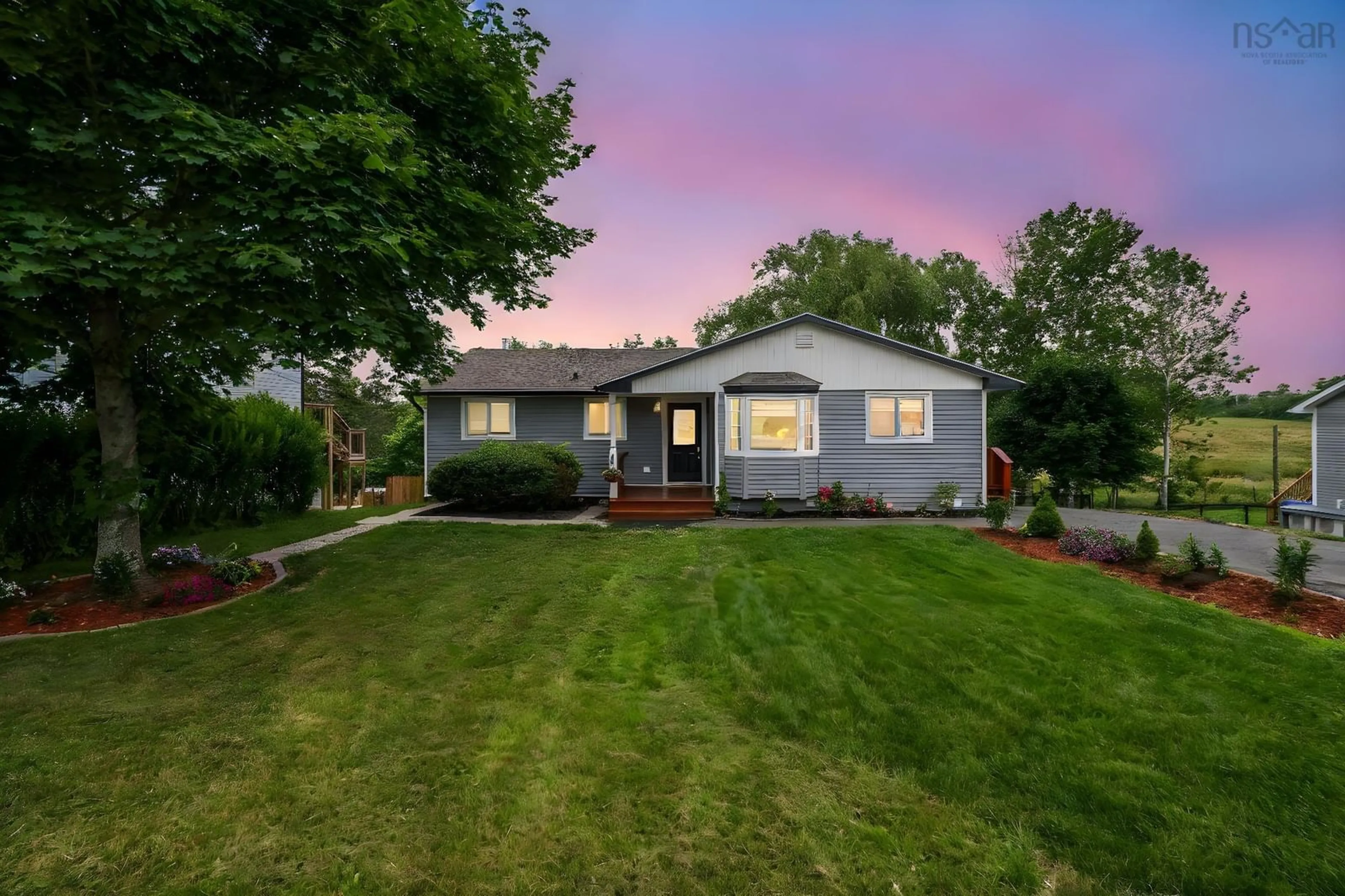 Home with vinyl exterior material, street for 192 Gabriel Rd, Falmouth Nova Scotia B0P 1P0