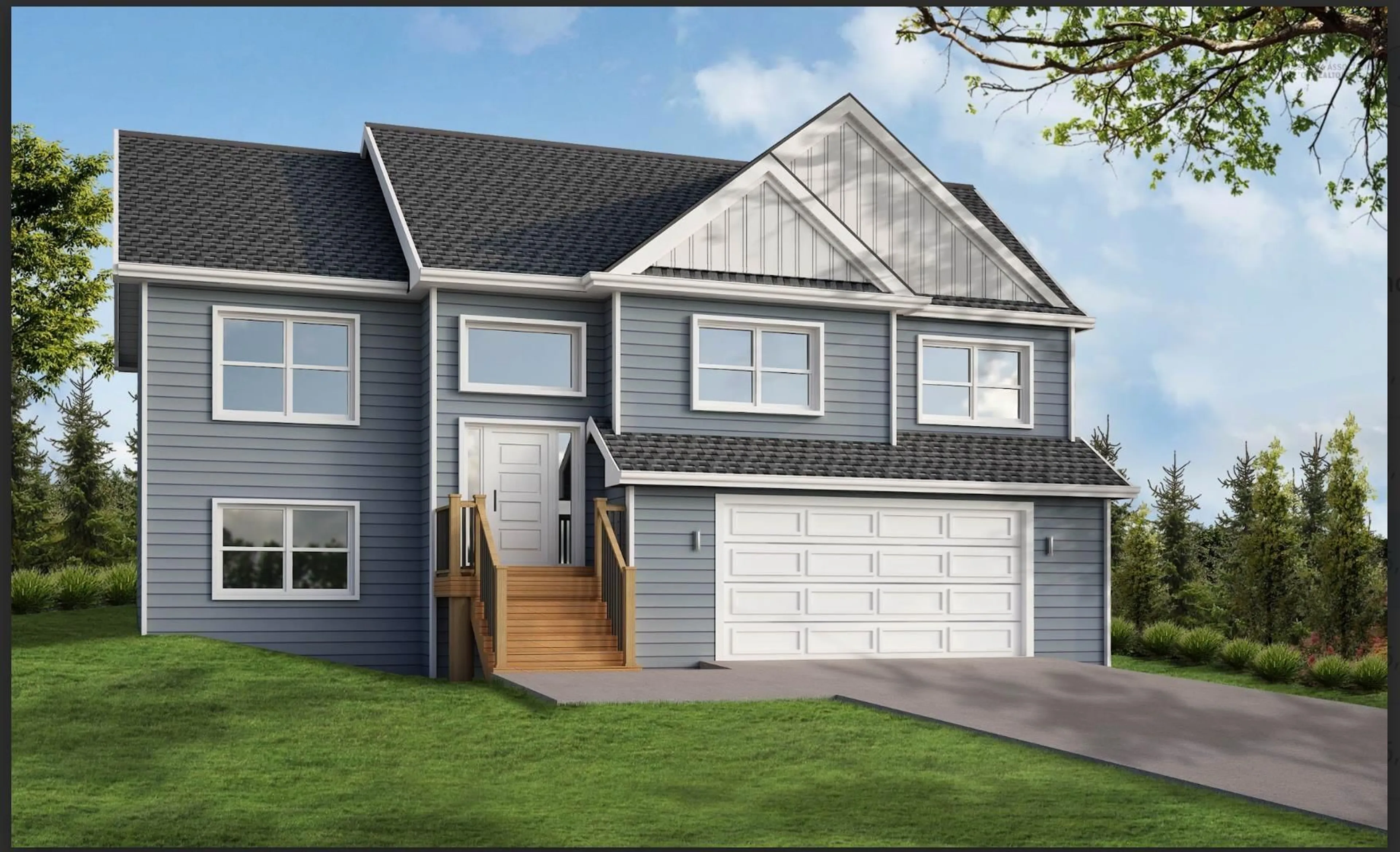 Home with vinyl exterior material, street for 305 Everwood Ave #Lot 403, Hammonds Plains Nova Scotia B3Z 0J6