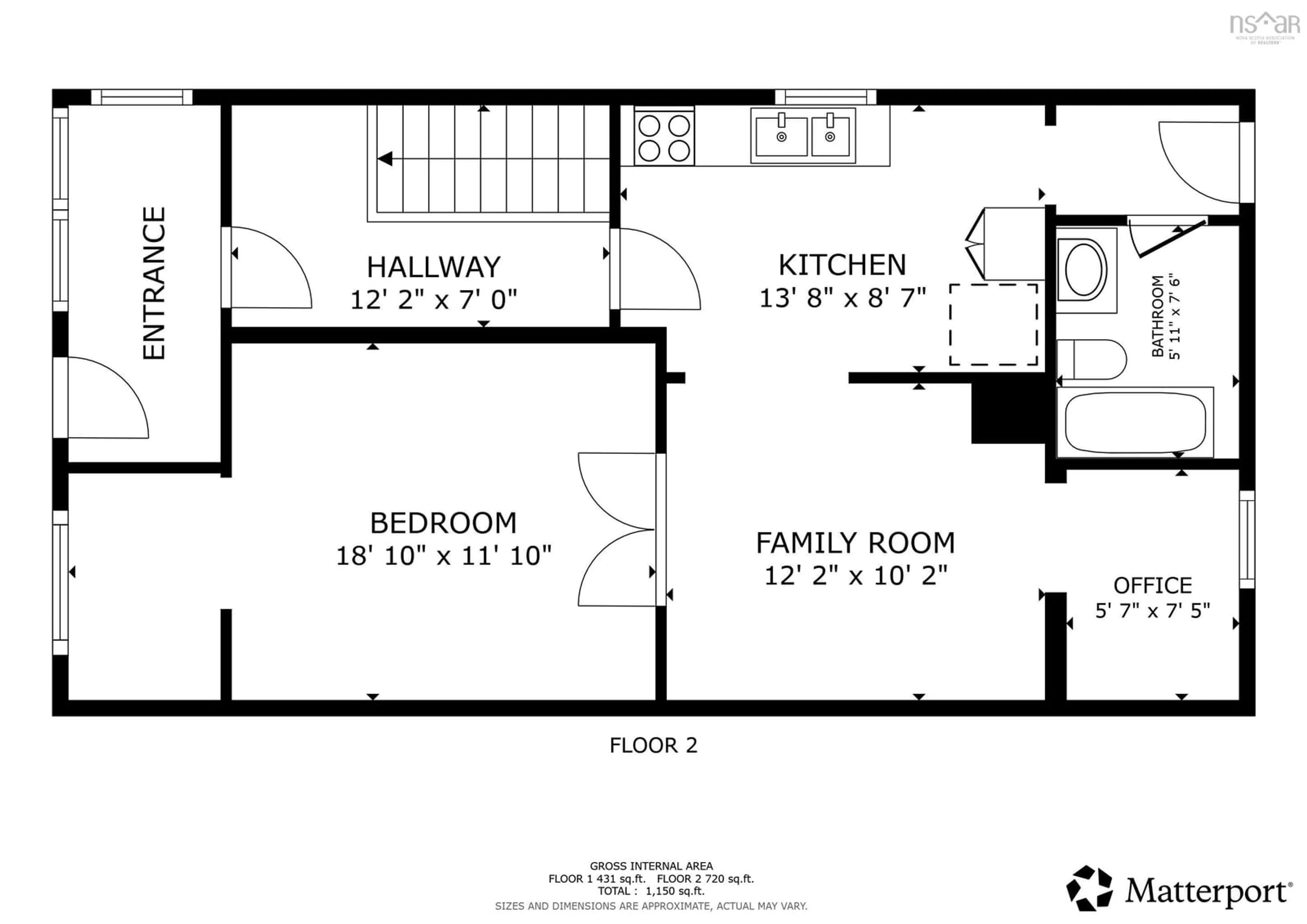 Floor plan for 3216 Agricola St, Halifax Nova Scotia B3K 4H1