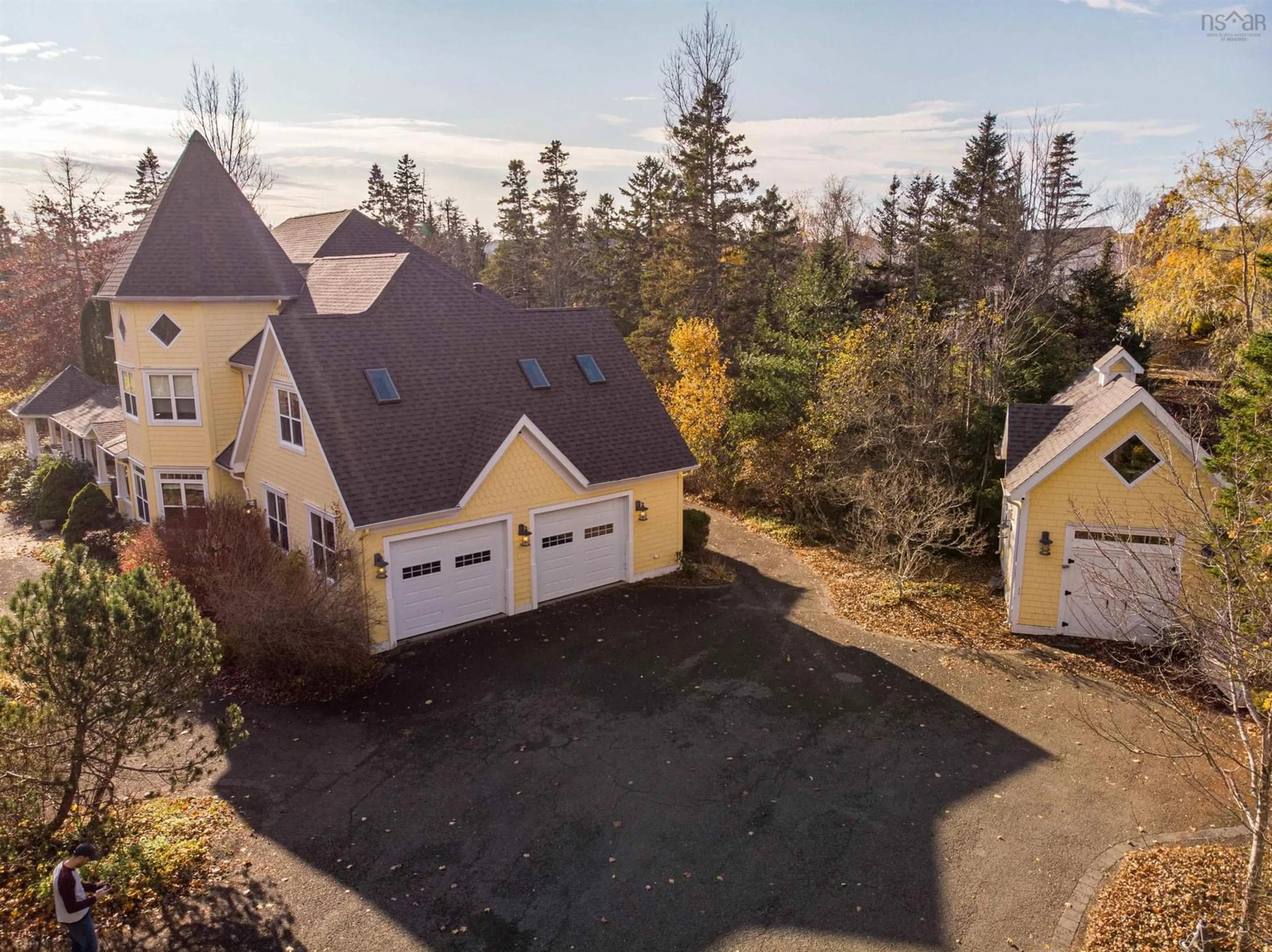 A pic from outside/outdoor area/front of a property/back of a property/a pic from drone, street for 17 Nicholson Court, Antigonish Nova Scotia B2G 2V5