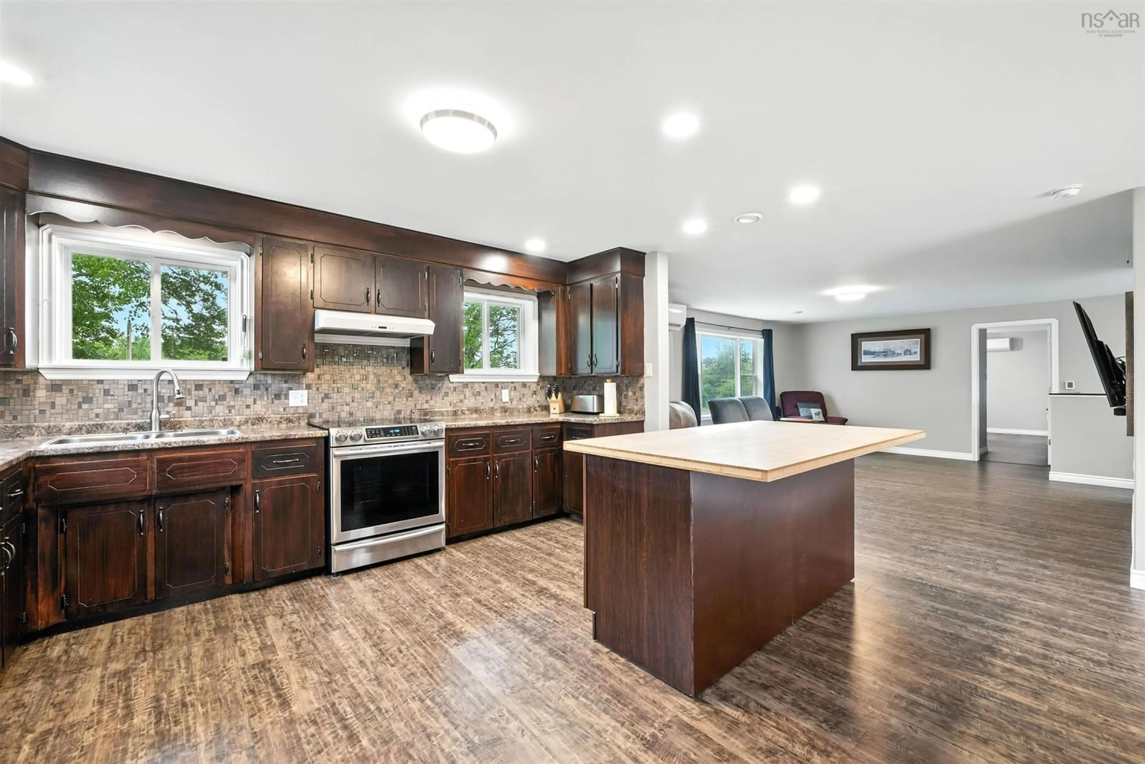 Open concept kitchen, ceramic/tile floor for 200 Lantz Rd, Bramber Nova Scotia B0N 2A0