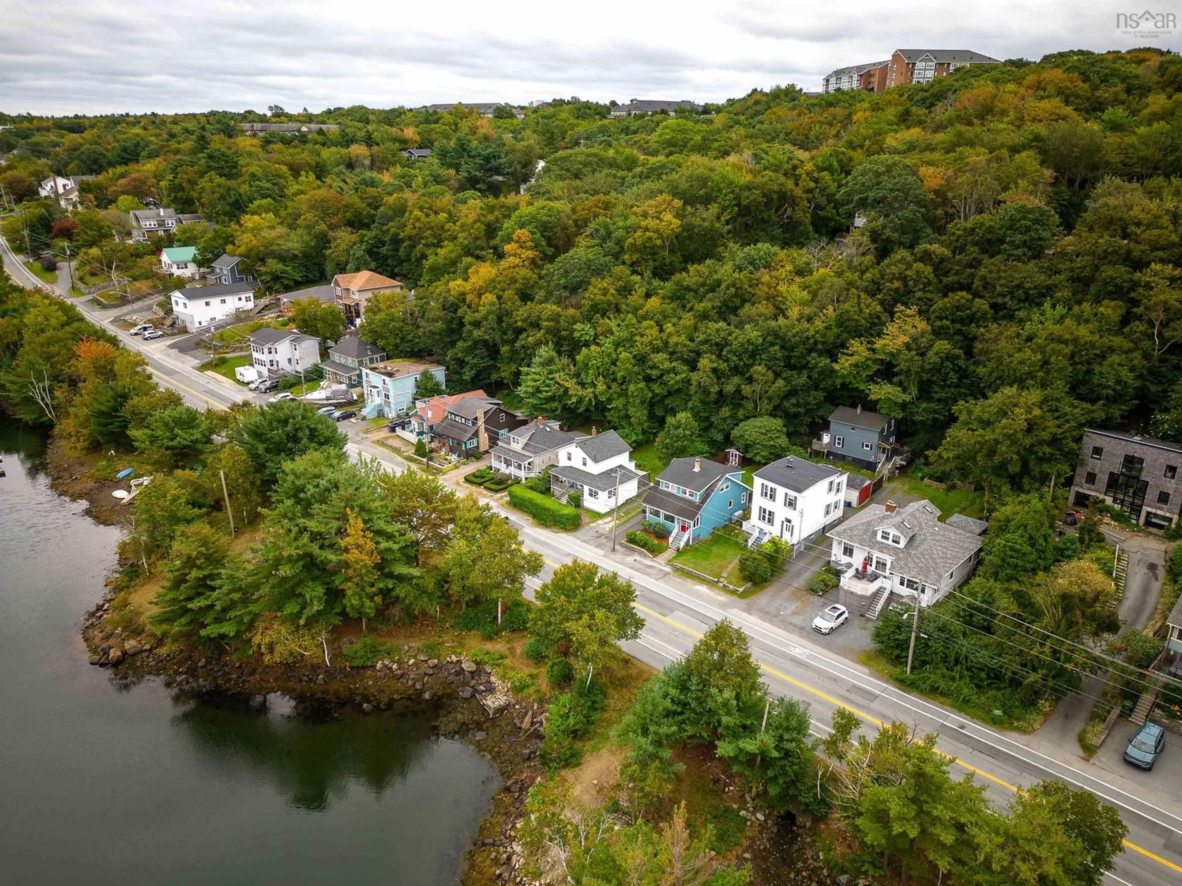 A pic from outside/outdoor area/front of a property/back of a property/a pic from drone, water/lake/river/ocean view for 1233 Purcells Cove Rd, Halifax Nova Scotia B3P 2B3